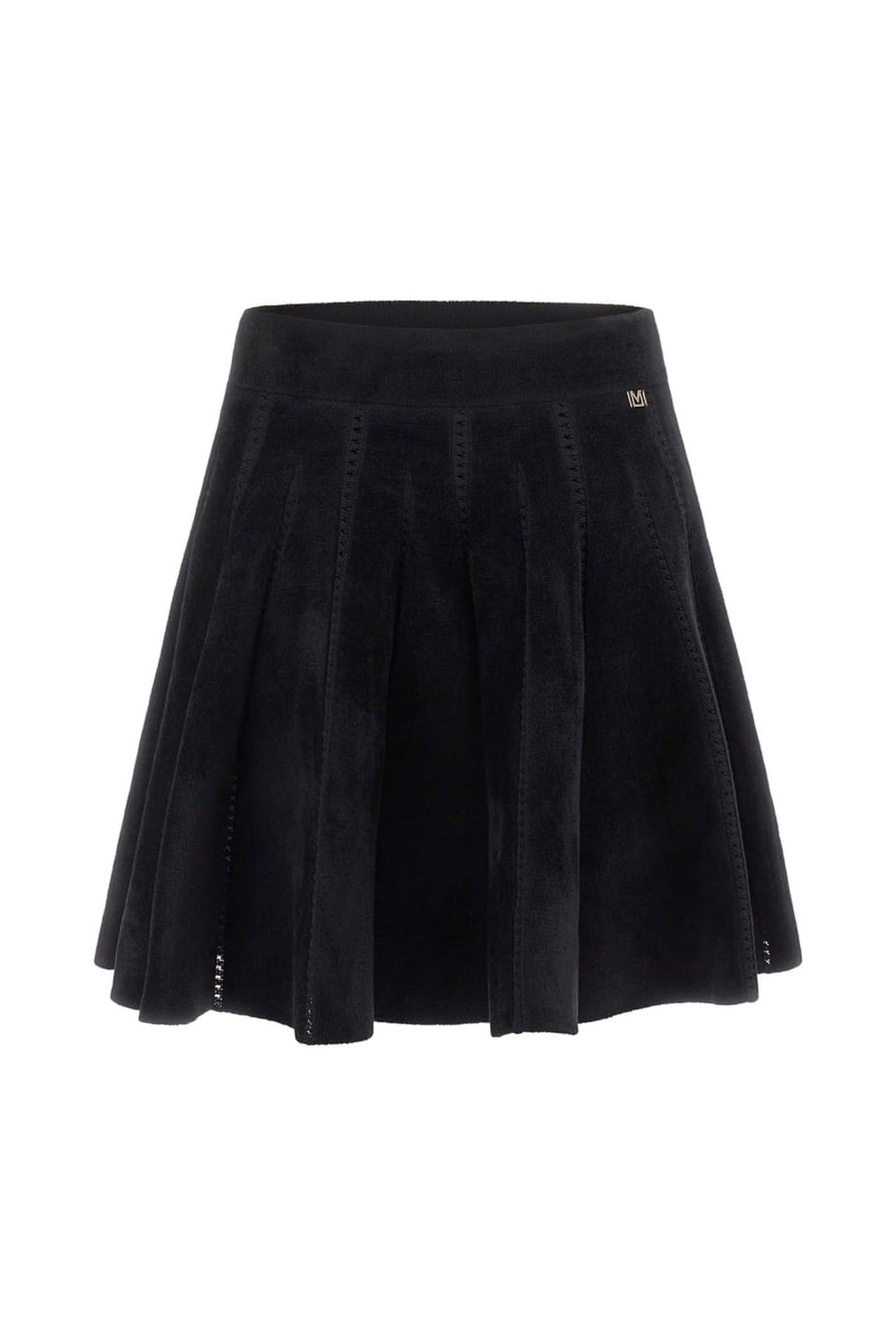 VERANERA FLARE SKIRT JET BLACK A996 3