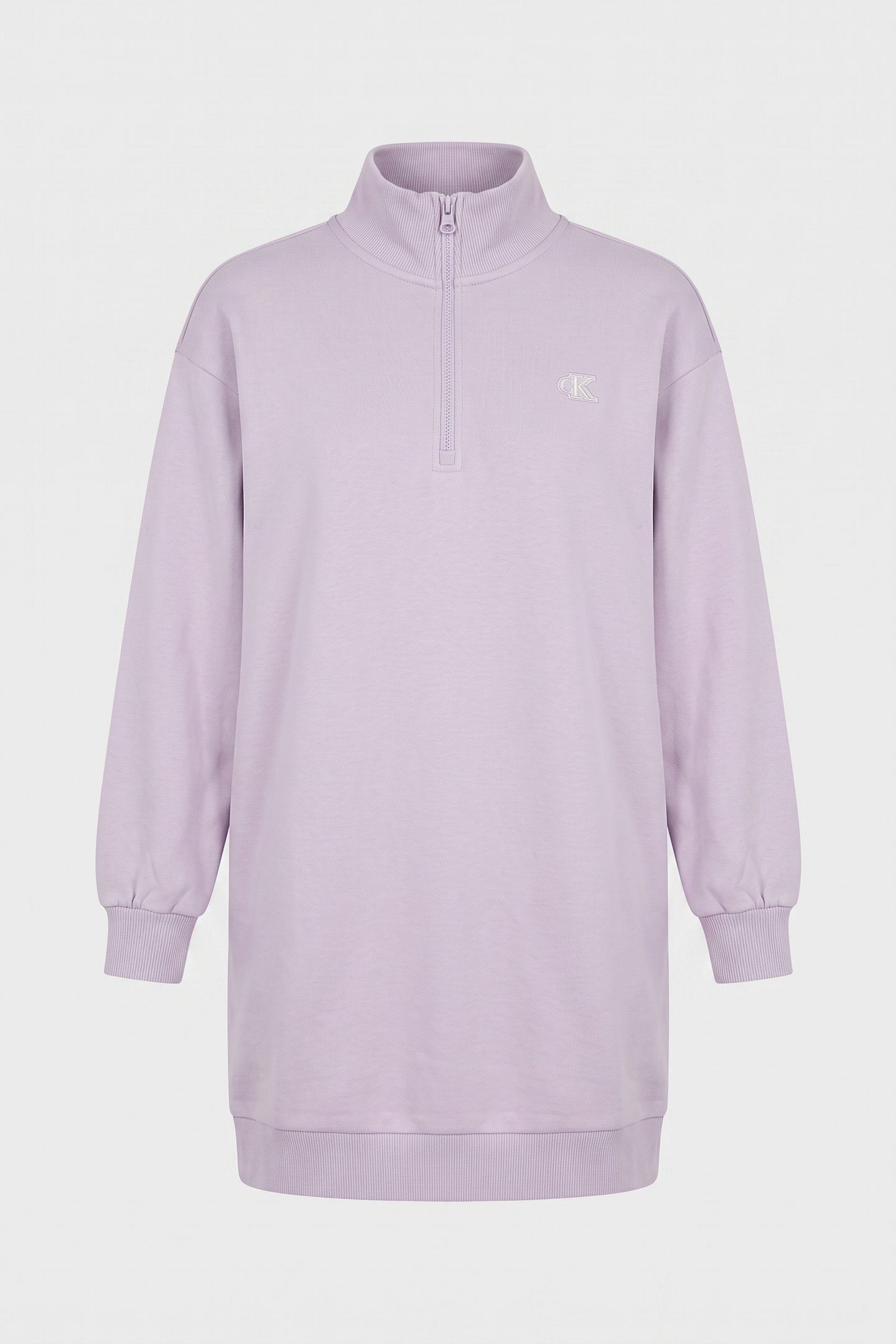 GIRLS QUARTER-ZIP SWEATSHIRT ORCHID PETAL 2