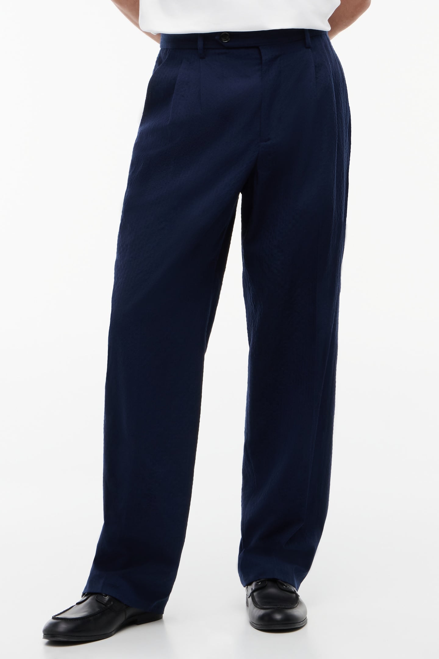 DC SEERSUCKER PANTS NAVY IRIS 1