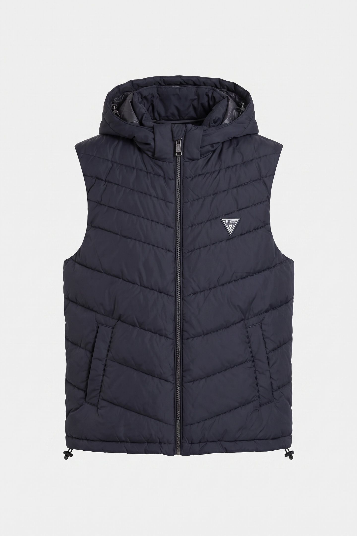 GUESS ECO LIGHT PUFFA VEST SMART BLUE 4
