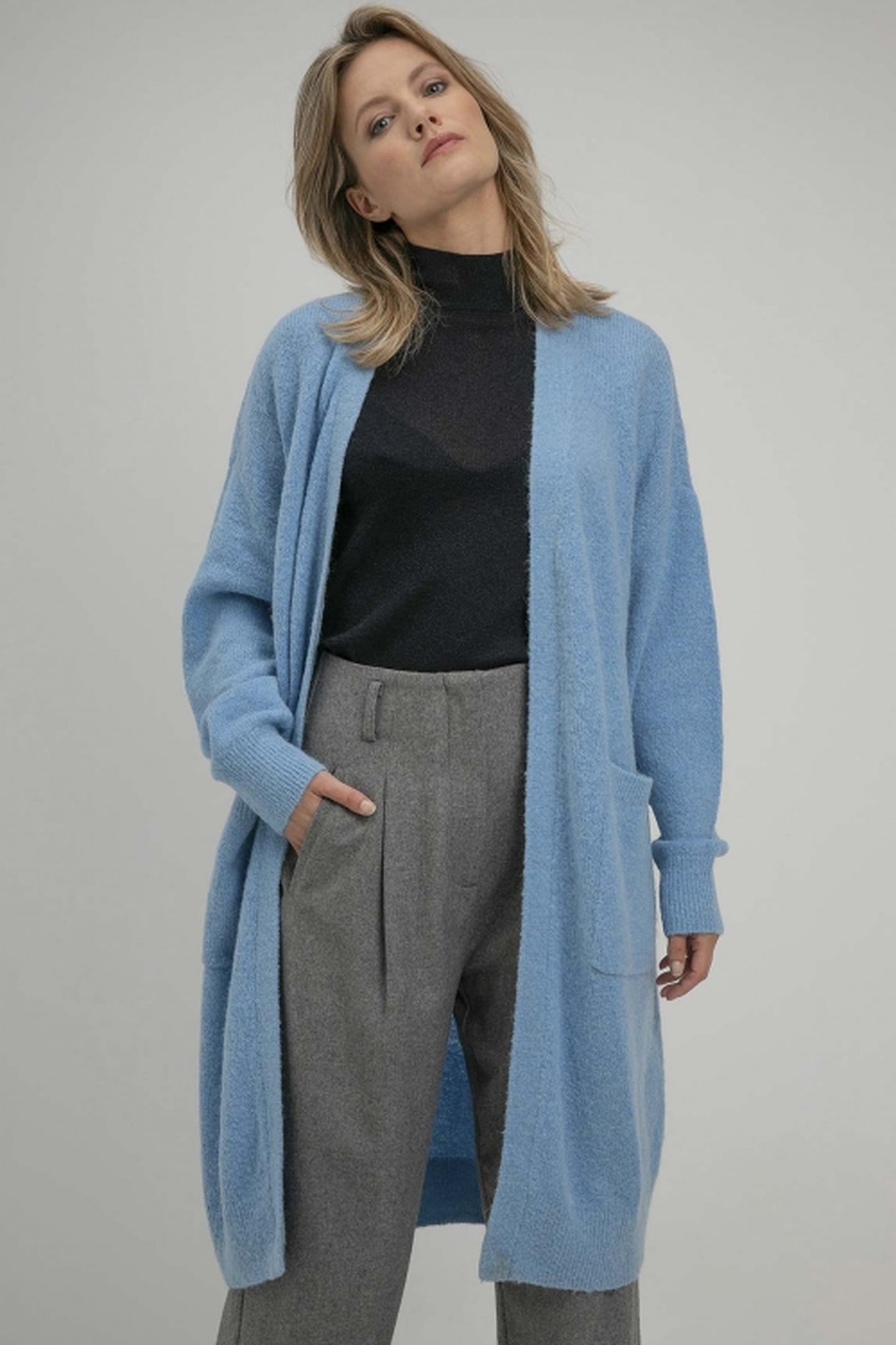 SJOUKJE CARDIGAN ICE BLUE 1