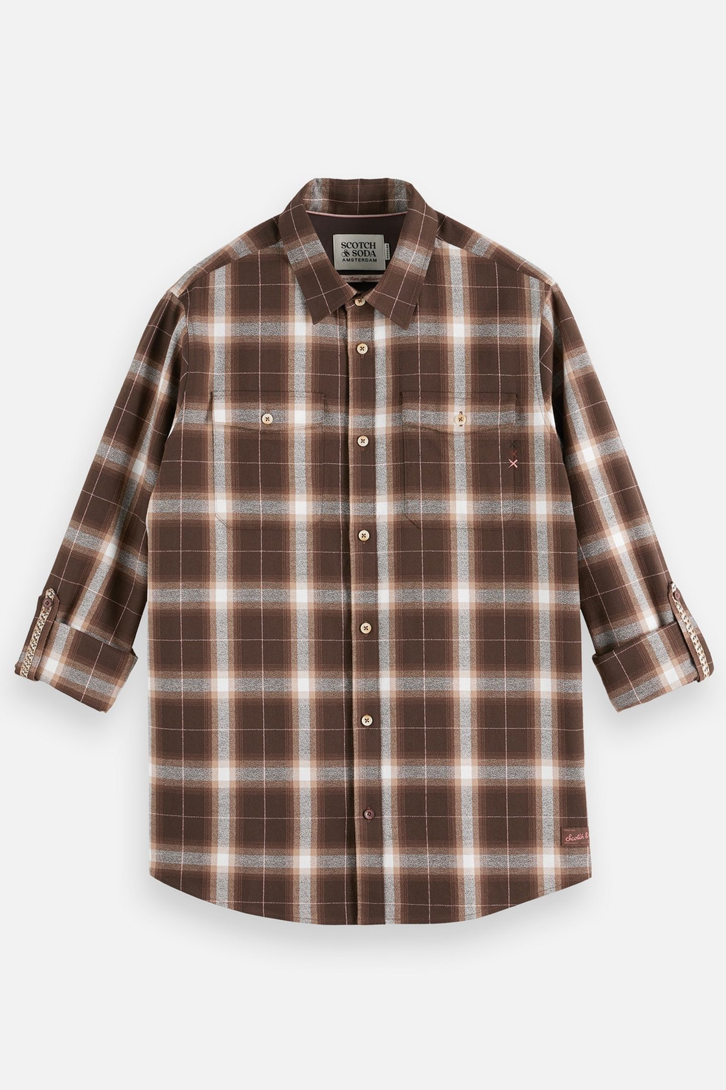 LIGHTWEIGHT FLANNEL CHECK SHIRT SOFT SILT CHECK 5