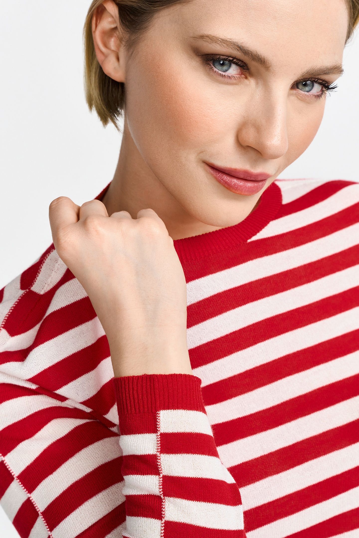 SUPERLIGHT CREW STRIPED SUNSET RED 5