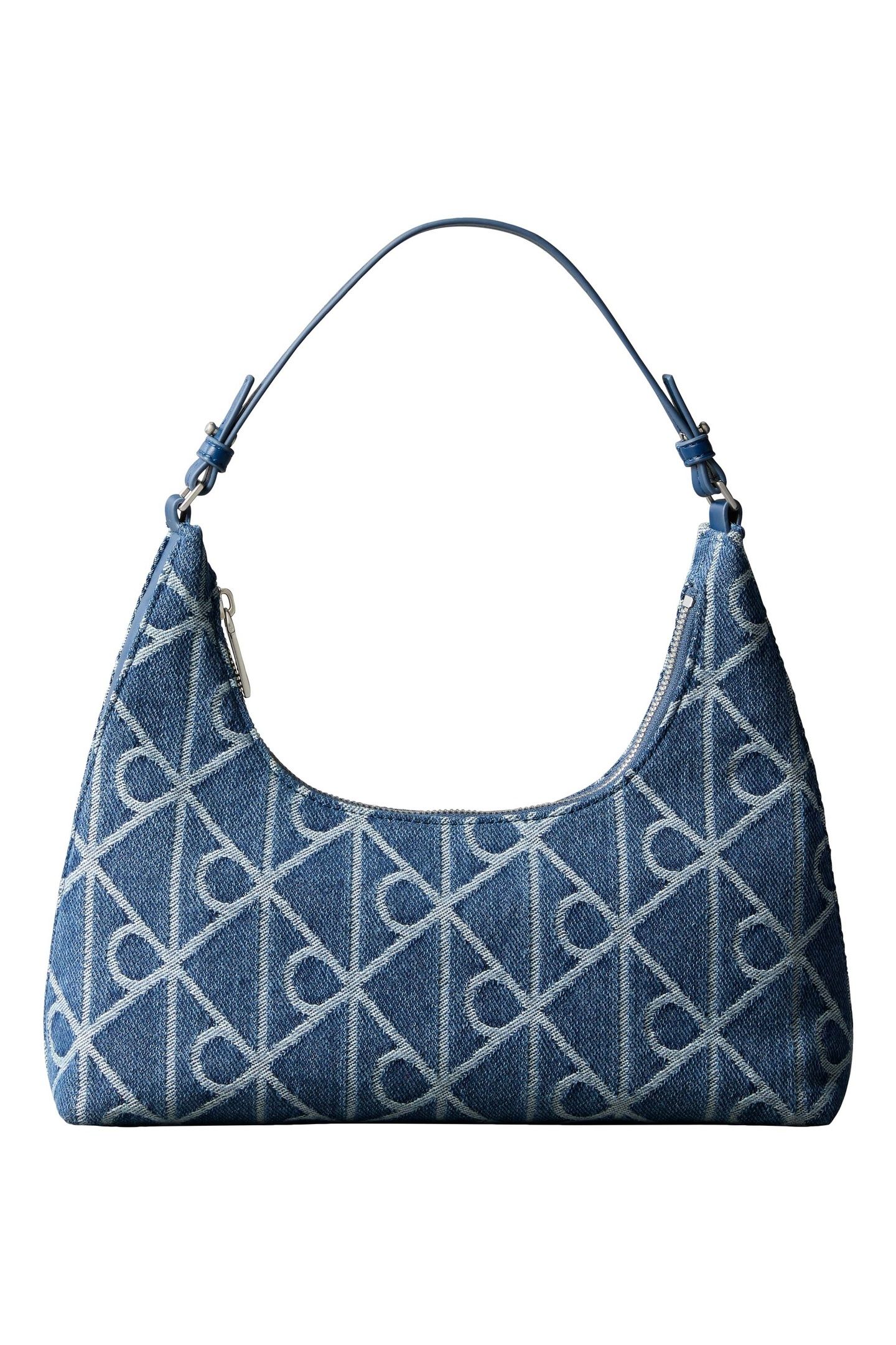 EMBLEM AOP DENIM SHOULDER BAG DENIM JQD MEDIUM WASH 2