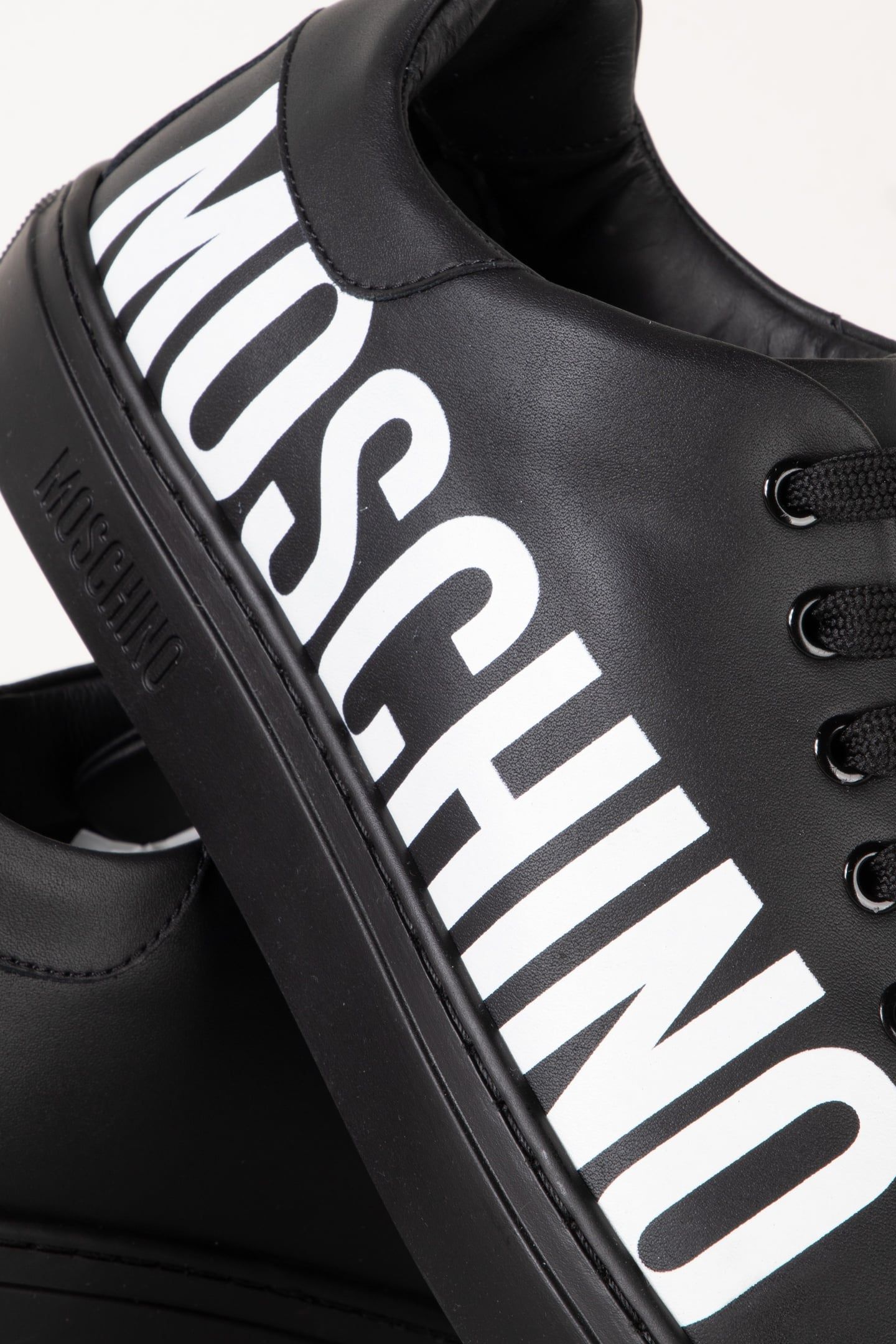 CALFSKIN SNEAKERS BLACK 3