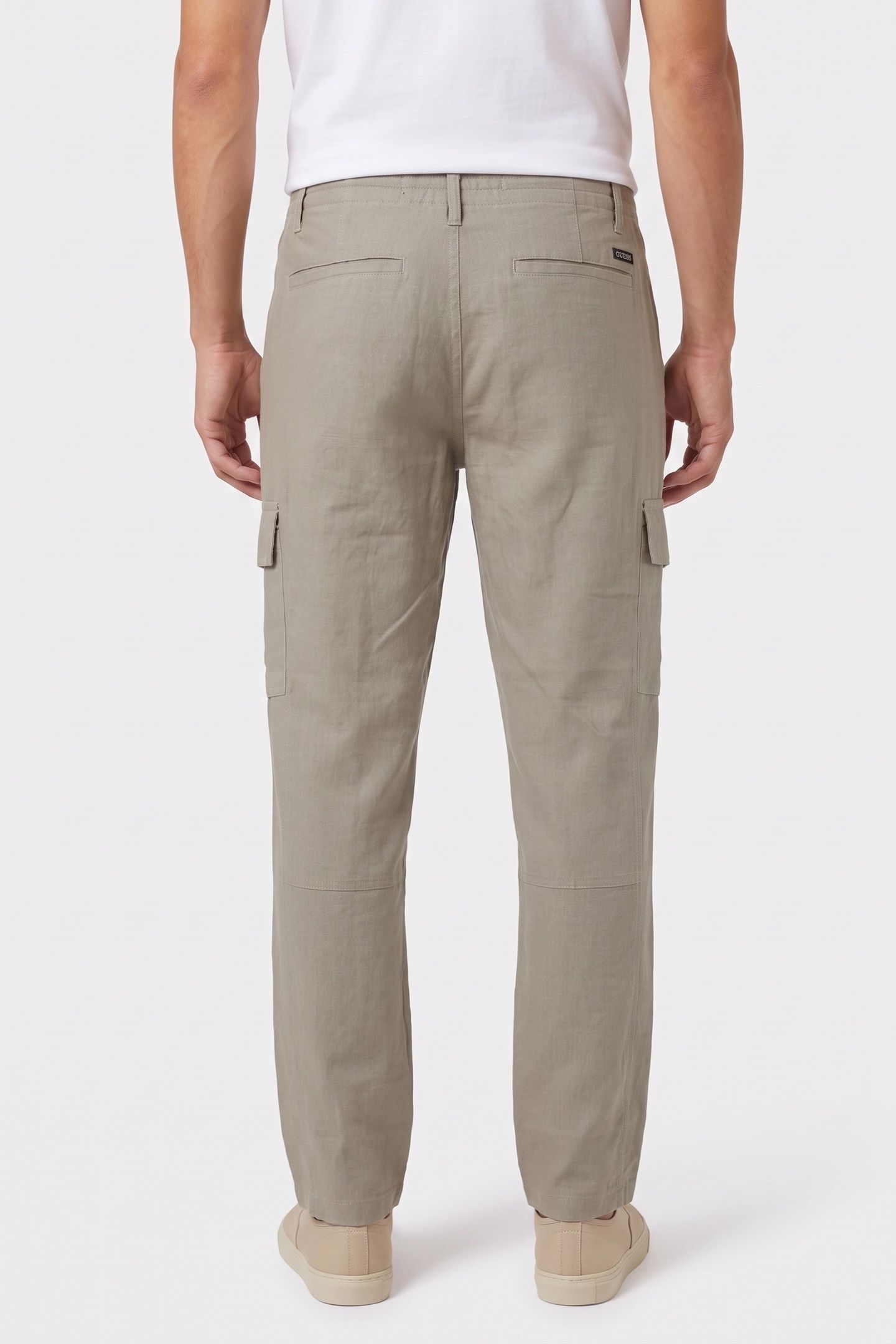 GUESS ECO FLETCHER LINEN CARGO SAGE PLANT MULTI 3