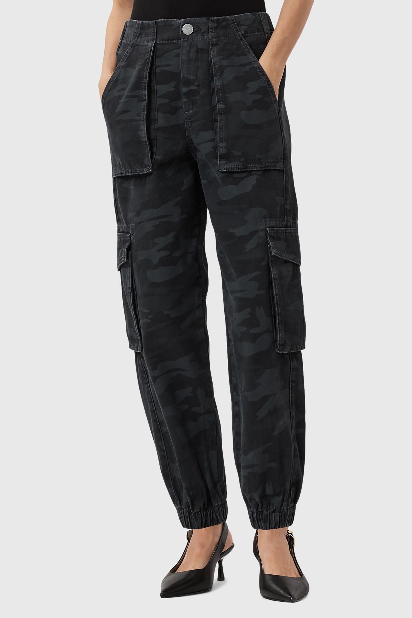 FREDA DENIM TROUSER CAMO INK BLUE 2