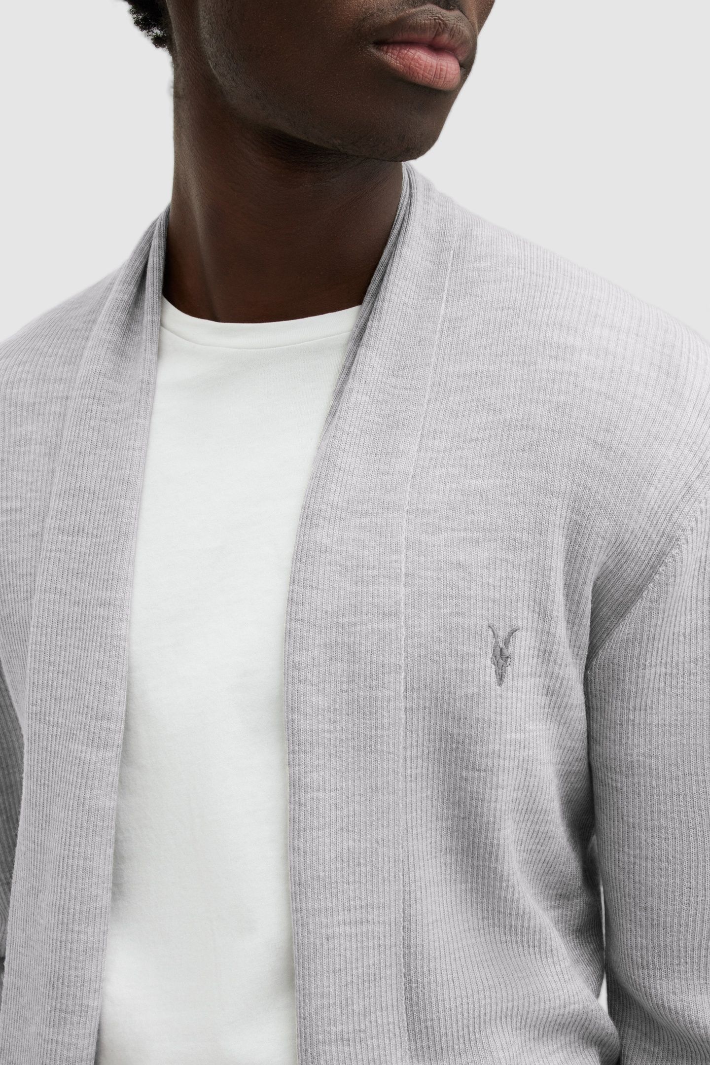 MODE MERINO OPEN CAR COOL GREY 5