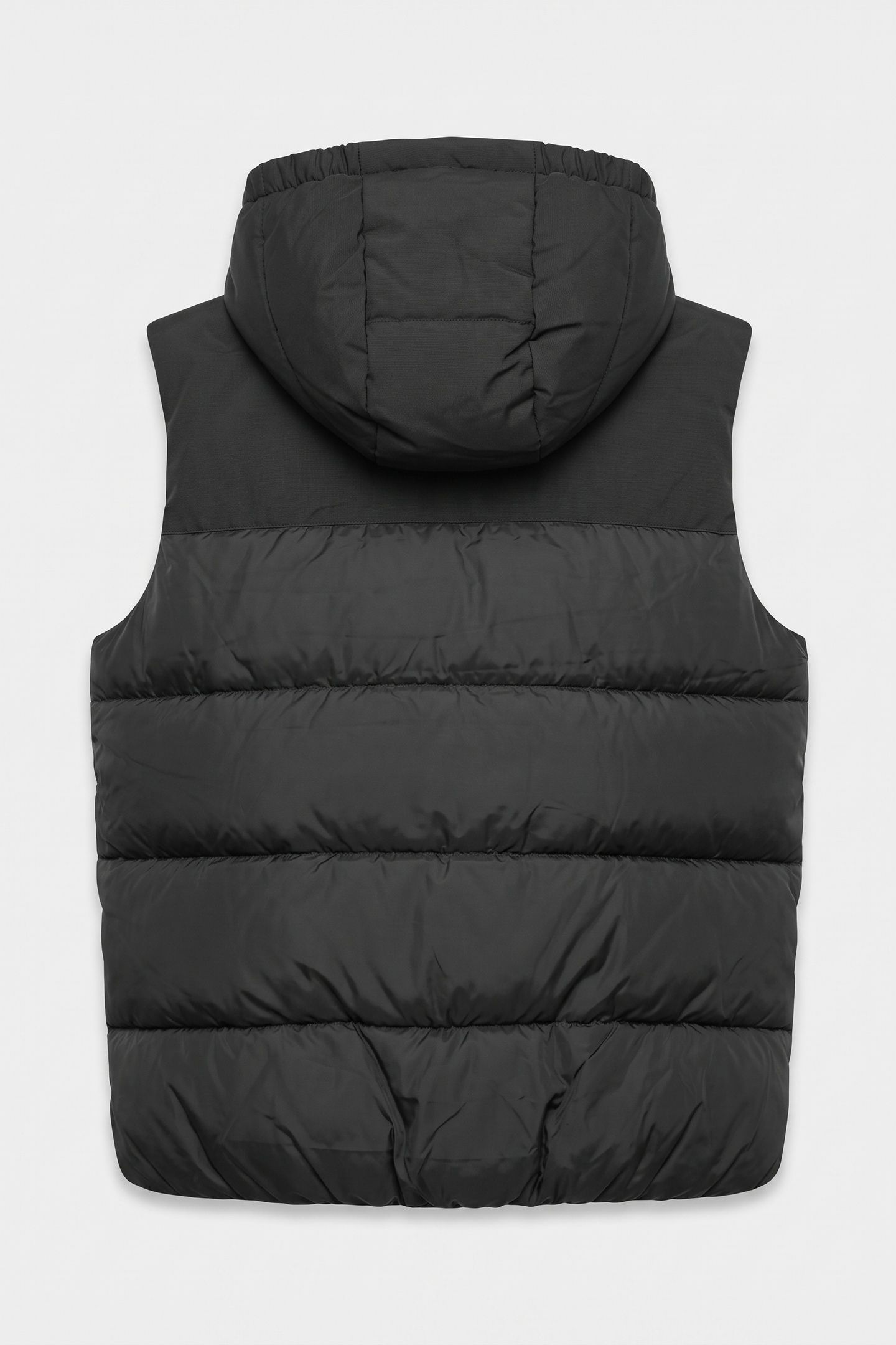 BOYS TONAL BLOCK PADDED VEST BLACK 3