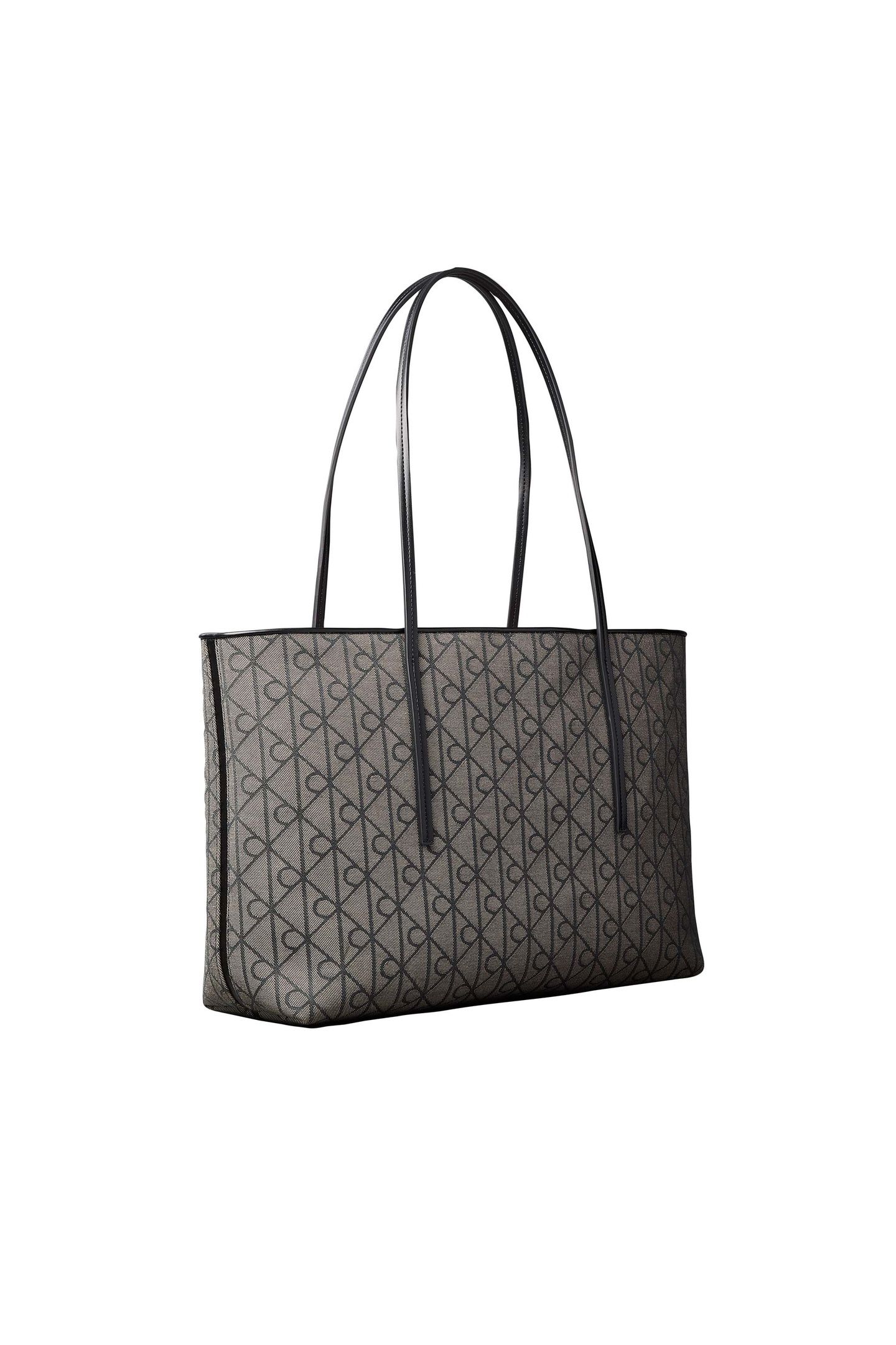 EMBLEM AOP JACQUARD TOTE LOTUS BEIGE/BLACK AOP JACQUARD 3