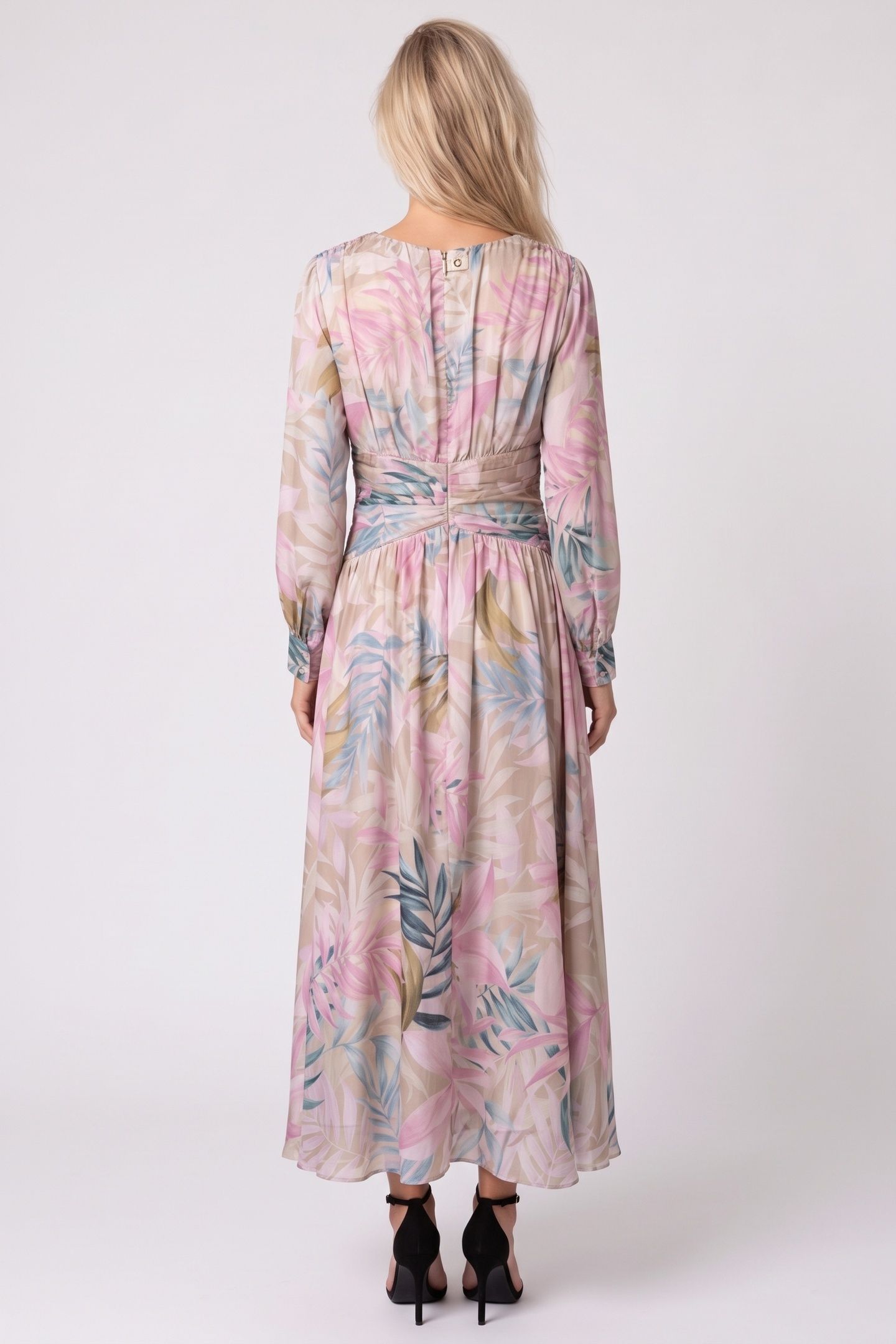 GUESS ECO HELENE MAXI DRESS WANNA BE PINK 2