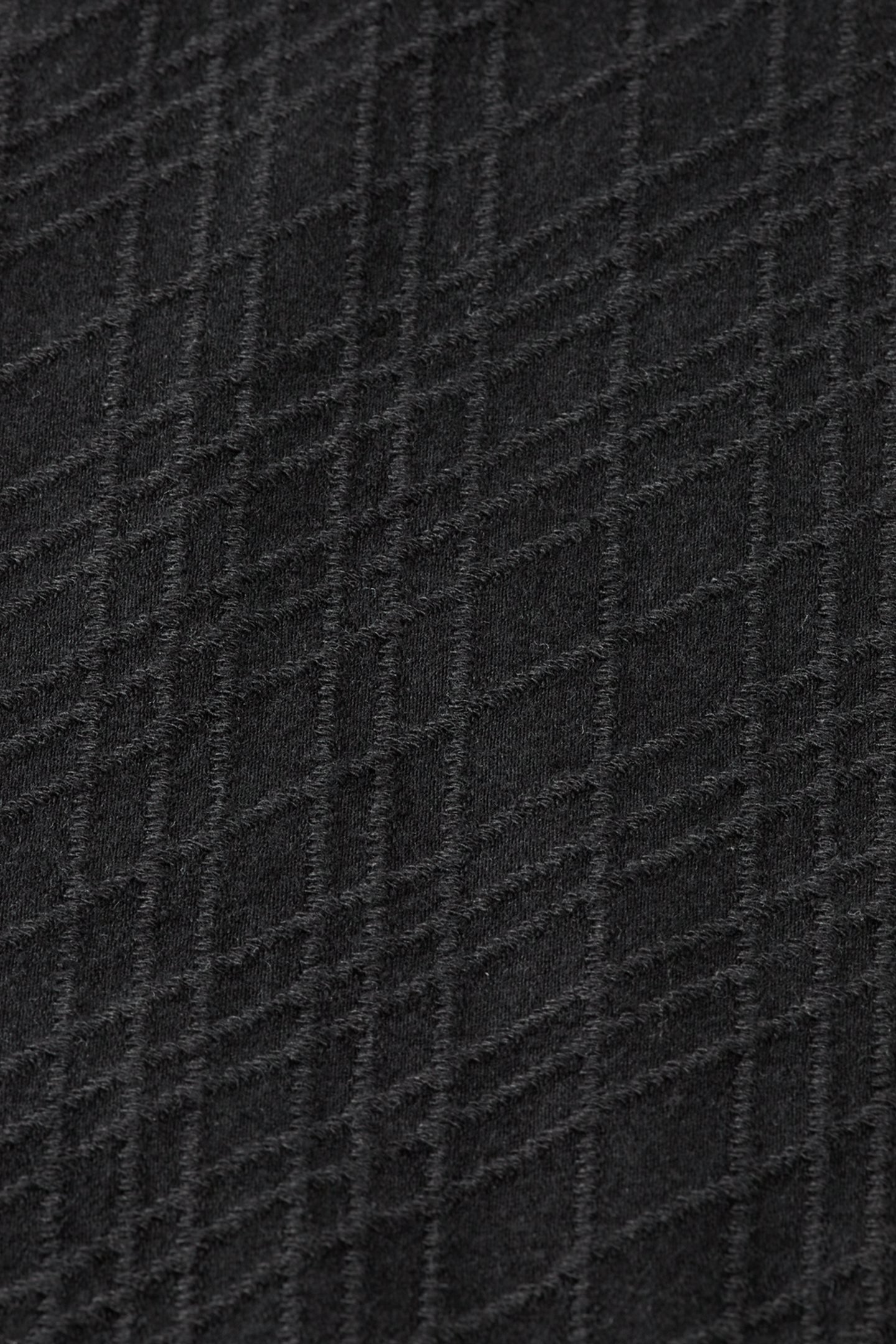 RELAXED FIT JACQUARD KNIT T-SHIRT ANTHRACITE 6