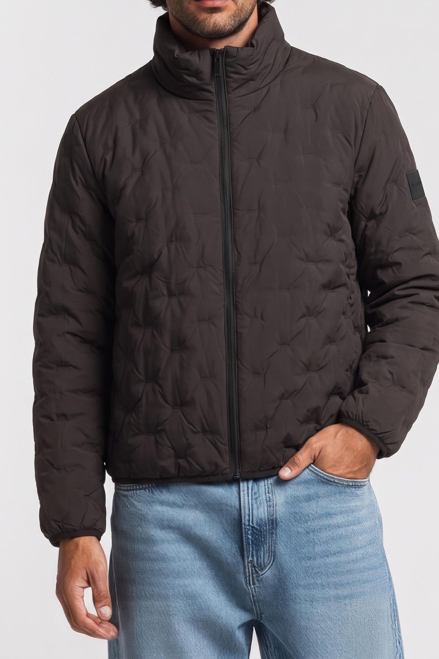 LS HEAT SEAL QUILTED JACKET BLACK 1