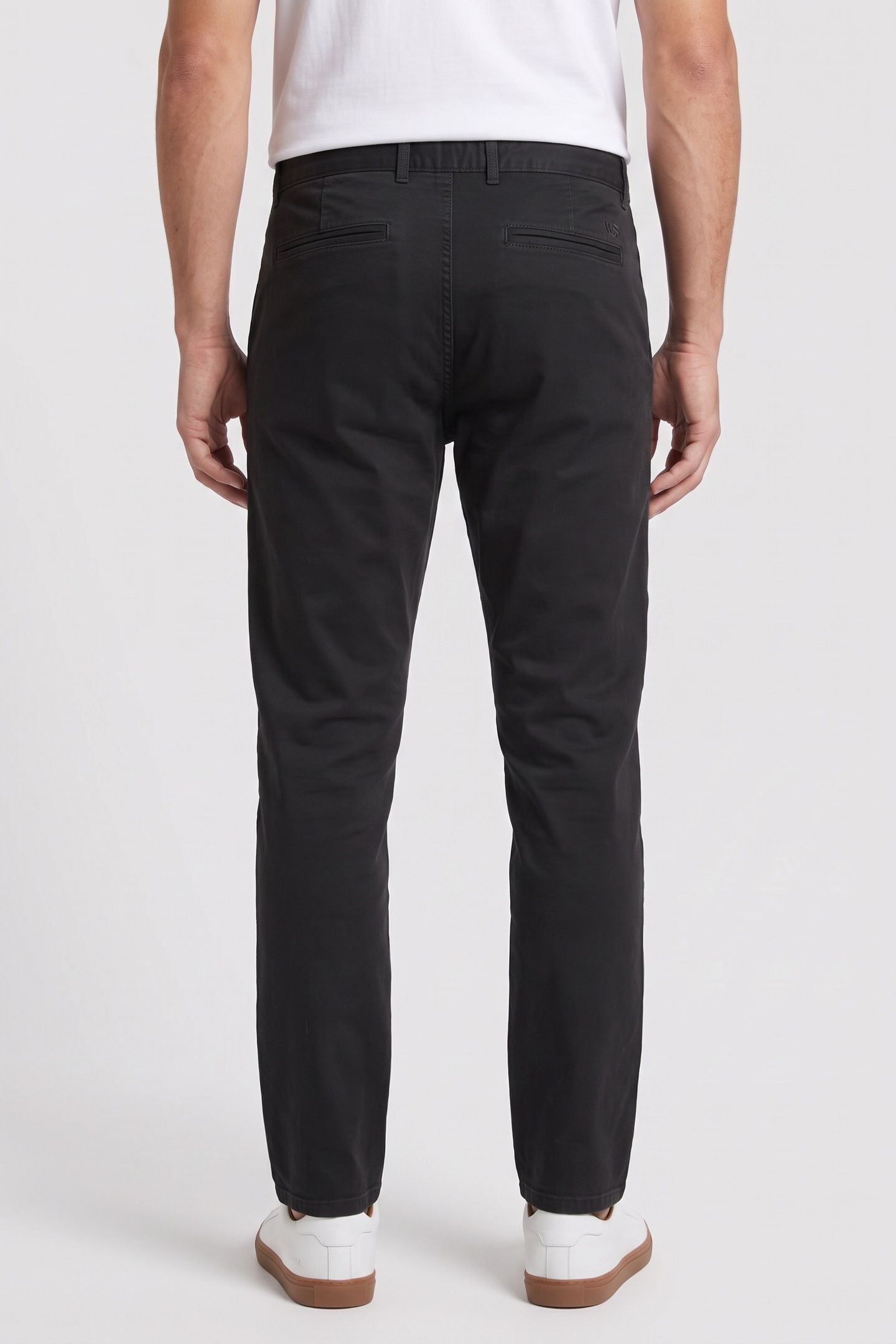 ELM CHINO TROUSER PURE BLACK 2