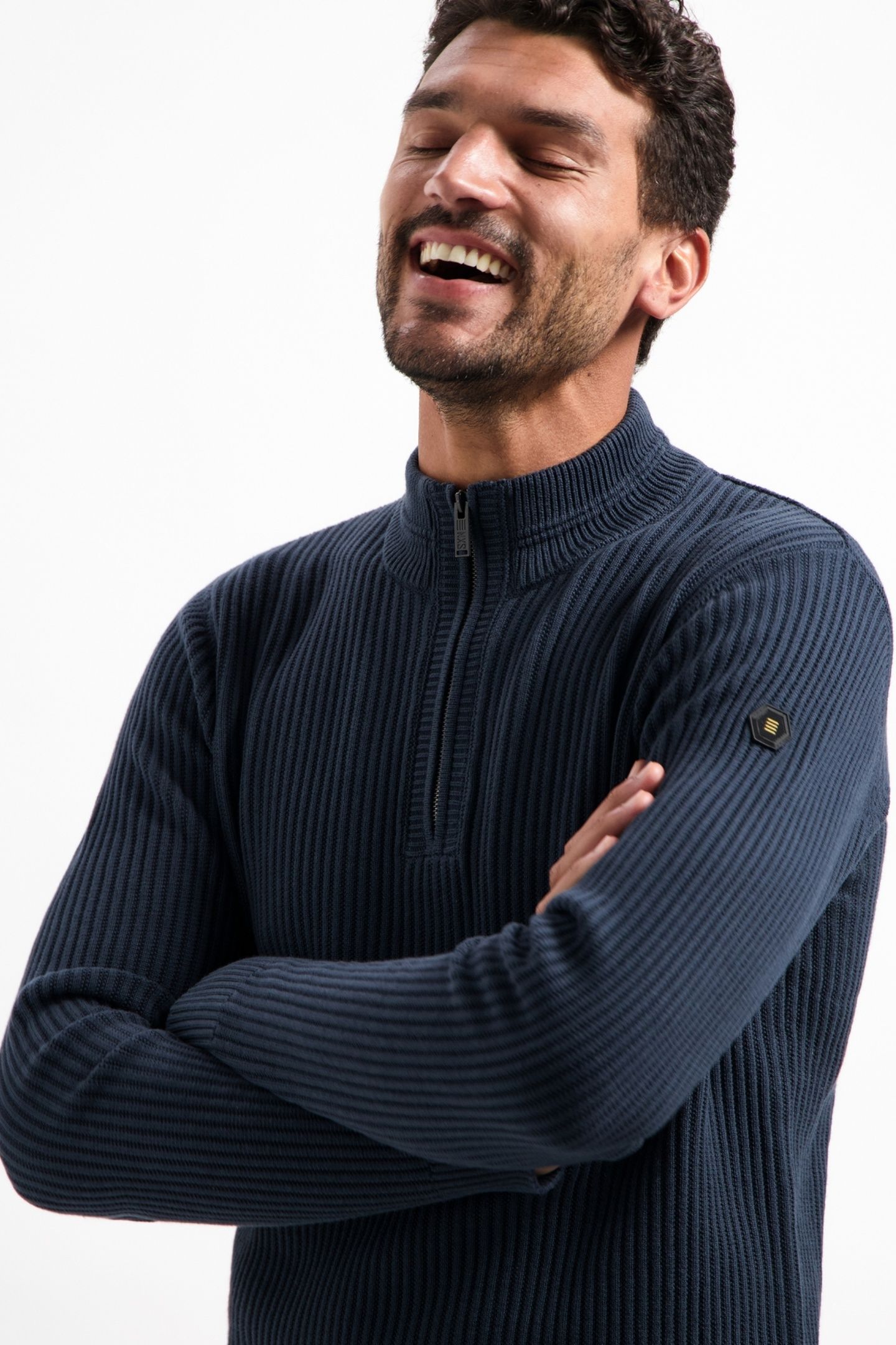 PULLOVER HALF ZIP RIB VARIATION NIGHT 6
