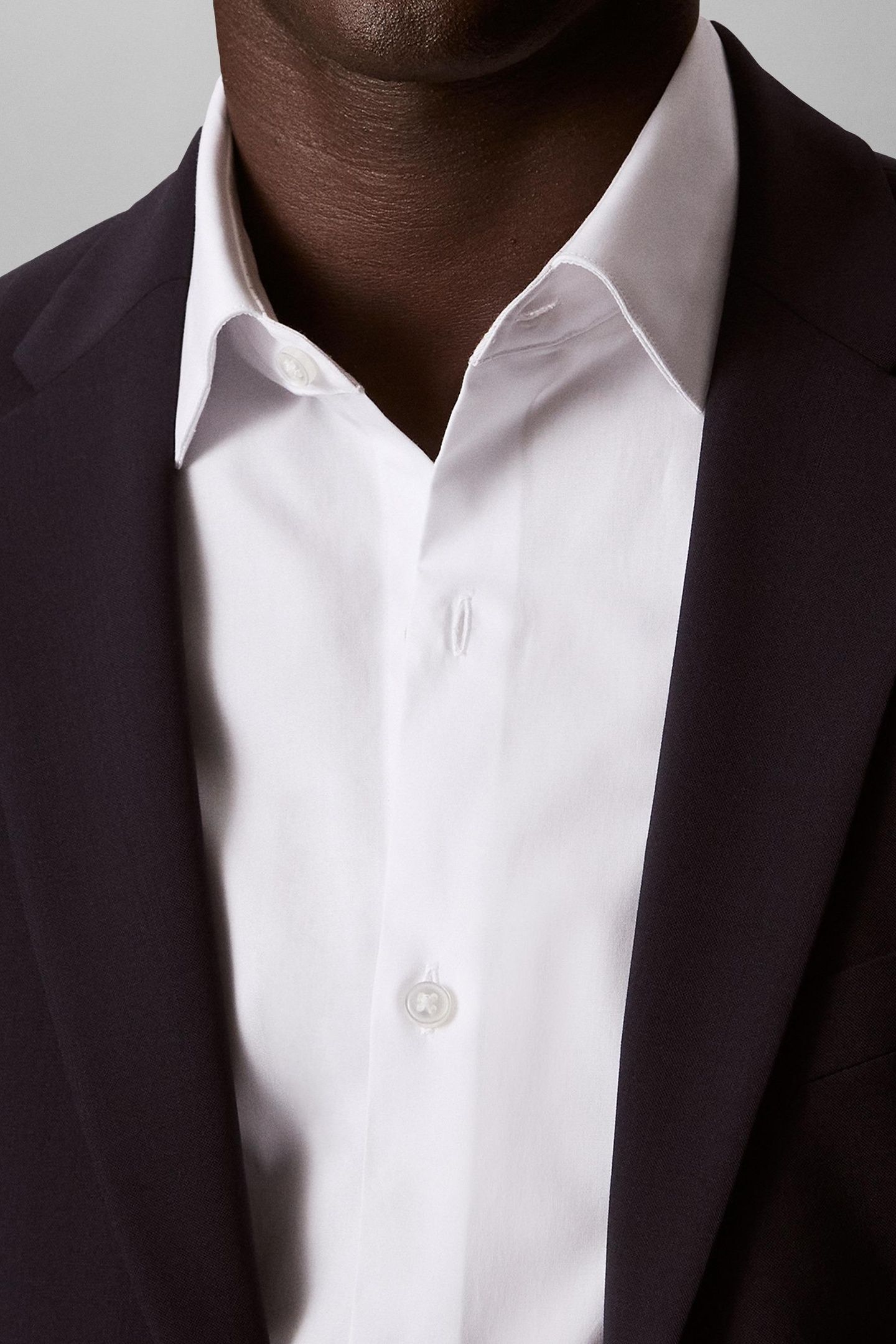 SLIM ESSENTIAL POPLIN SHIRT WHITE 6