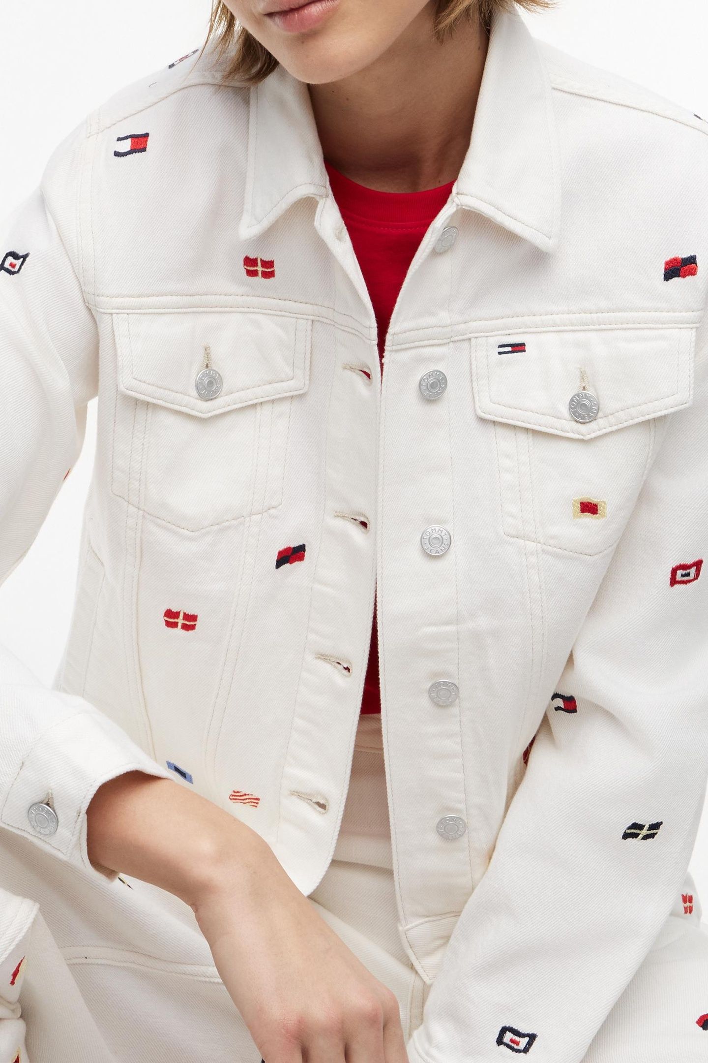 CLASSIC TRUCKER DENIM WHITE 5
