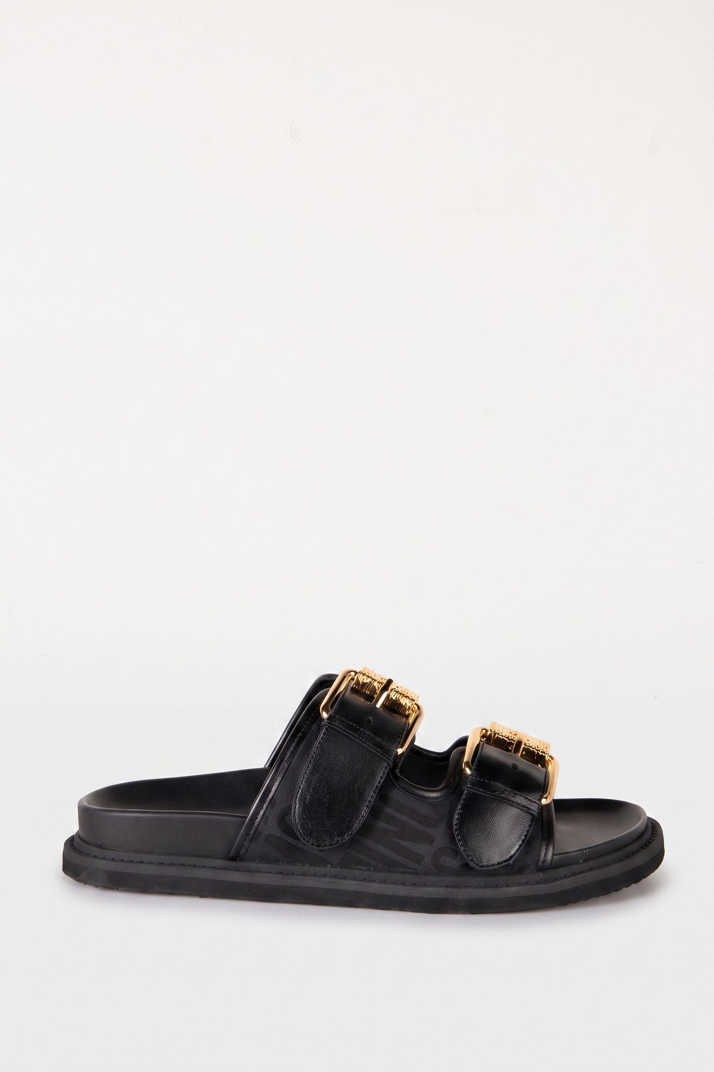 CALFSKIN SANDALS BLACK 1