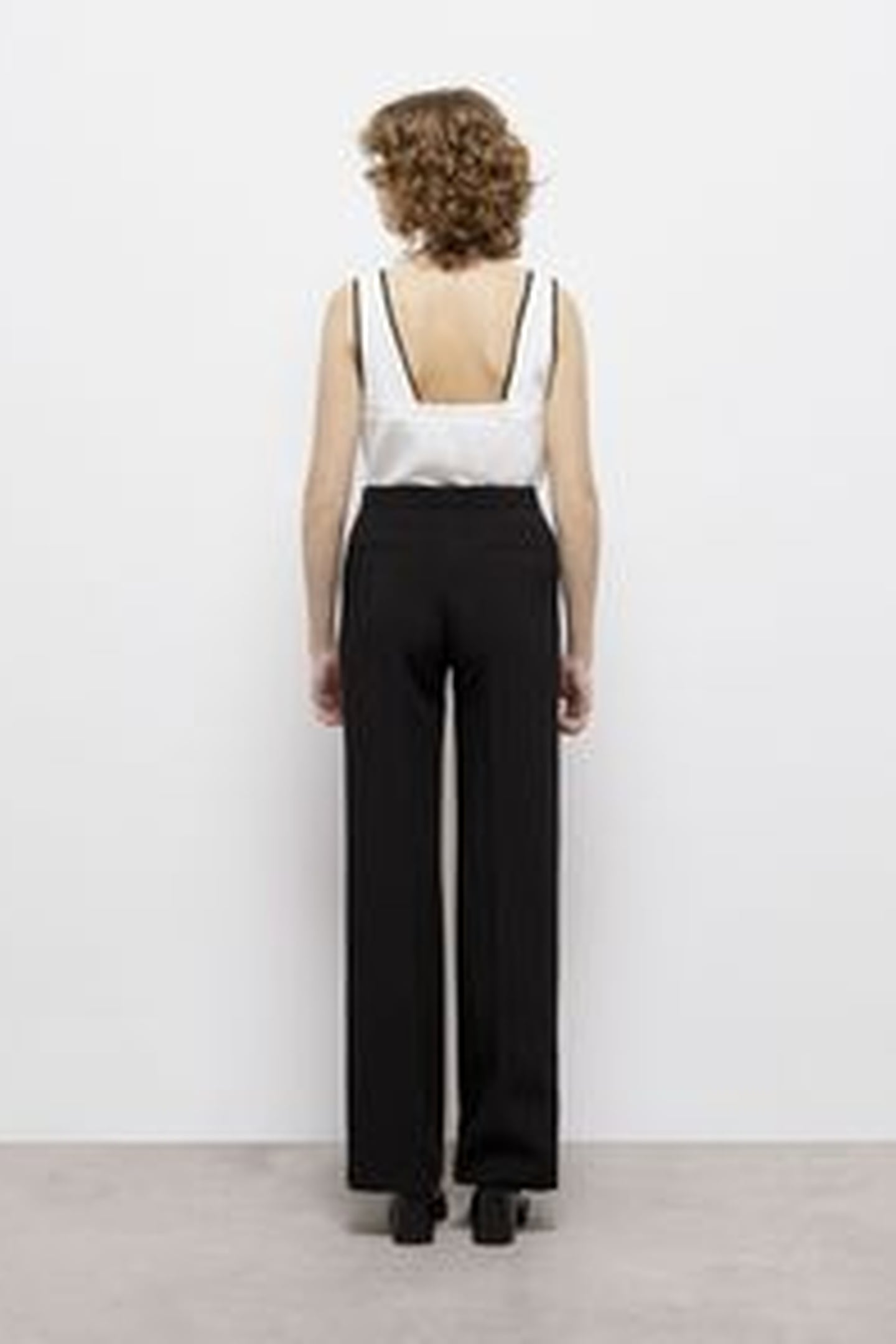 STRAIGHT-LEG SUIT TROUSERS BLACK 3