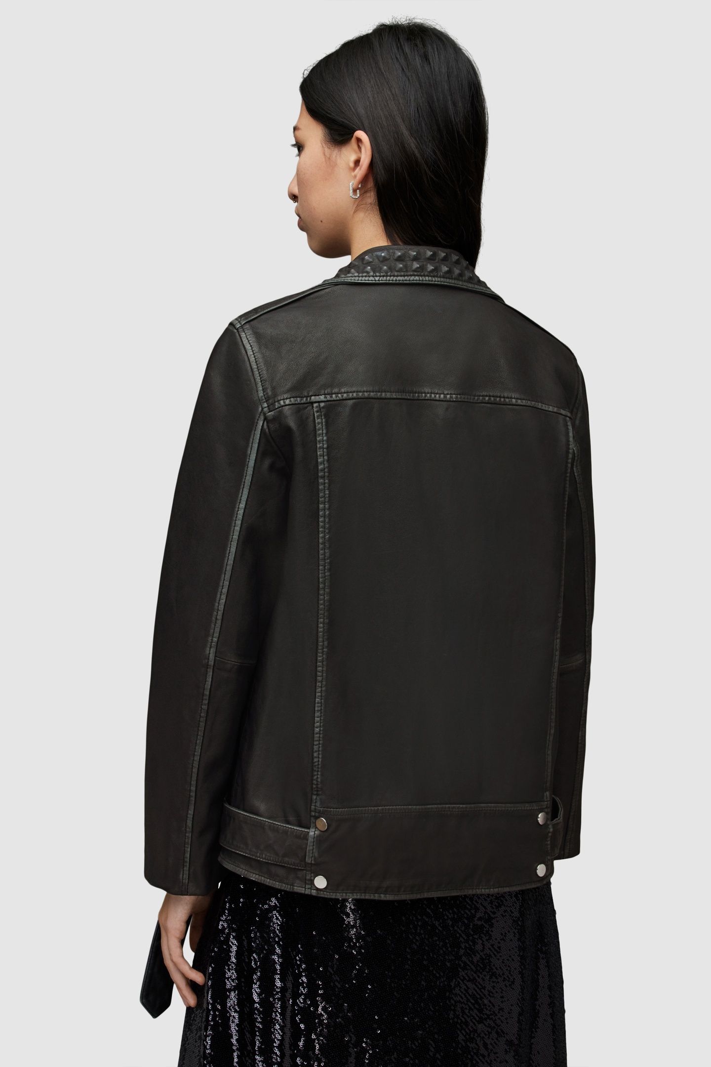 BILLIE STUD BIKER BLACK 3