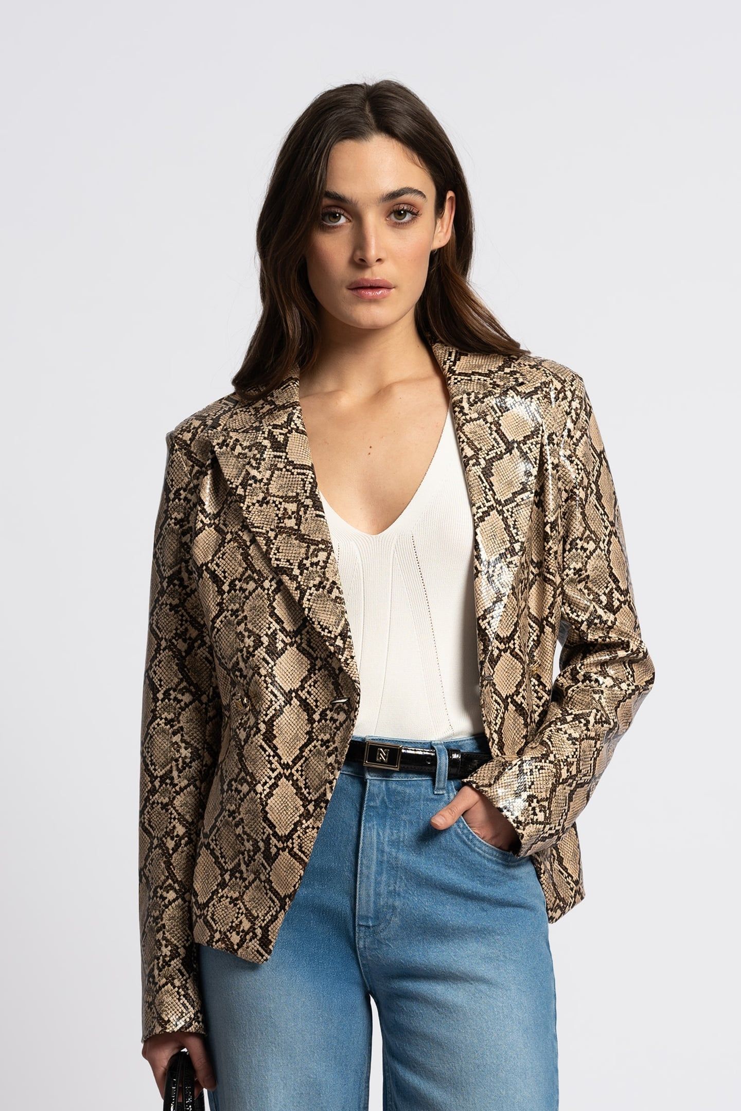 LEEUWARDEN BLAZER HAZELNUT 1