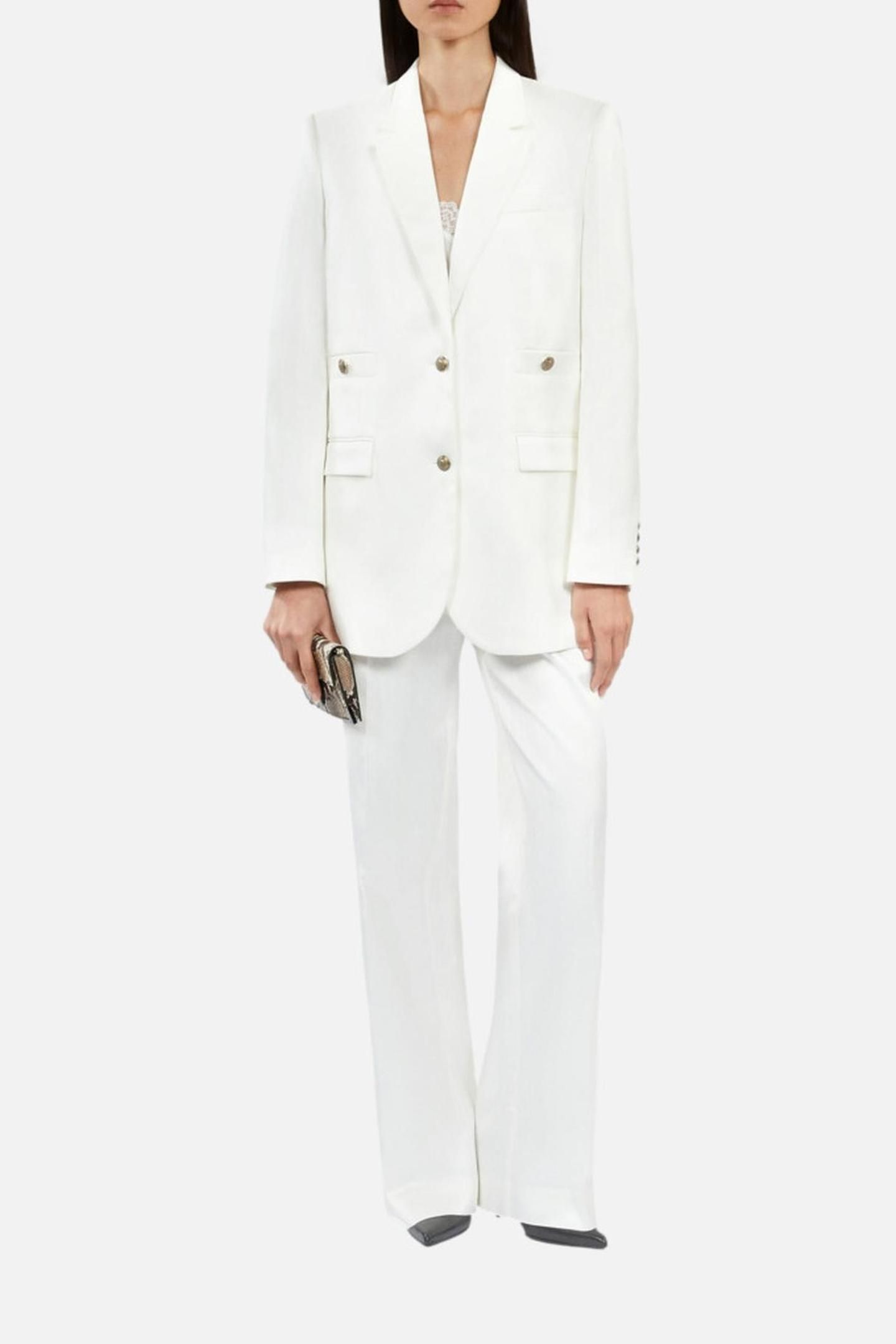 WIDE COSTUME TROUSERS WHITE 3