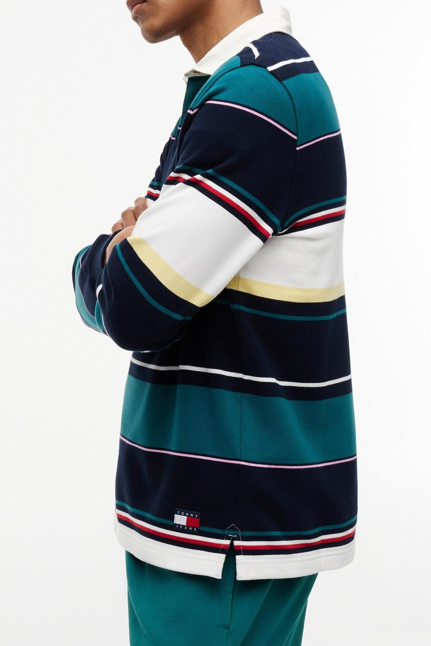 RELAXED STRIPE RUGBY DARK NIGHT NAVY MULTI 3