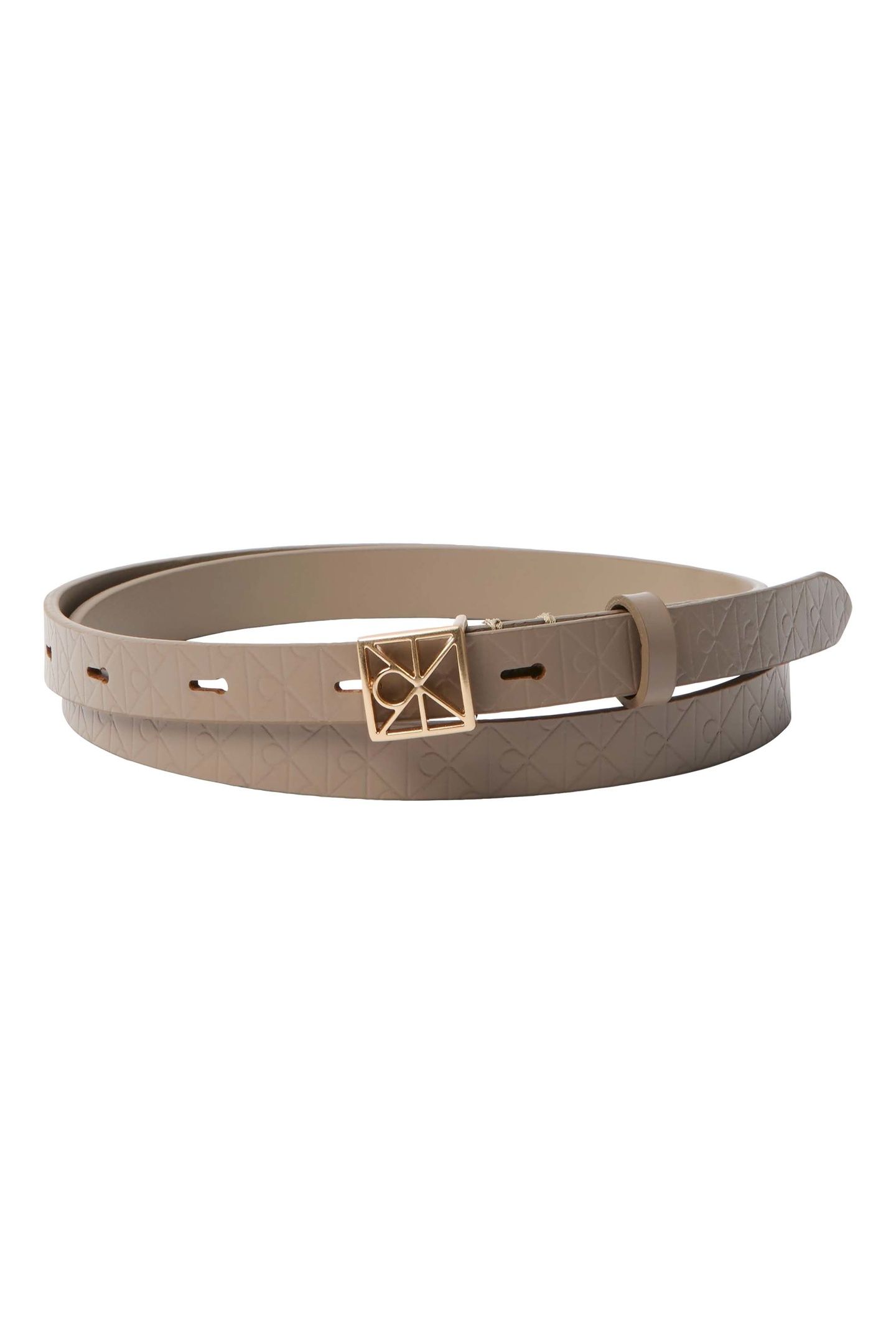EMBLEM BUCKLE ALL-OVER PRINT BELT DESERT TAUPE/ANTIQUE LIGHT 1