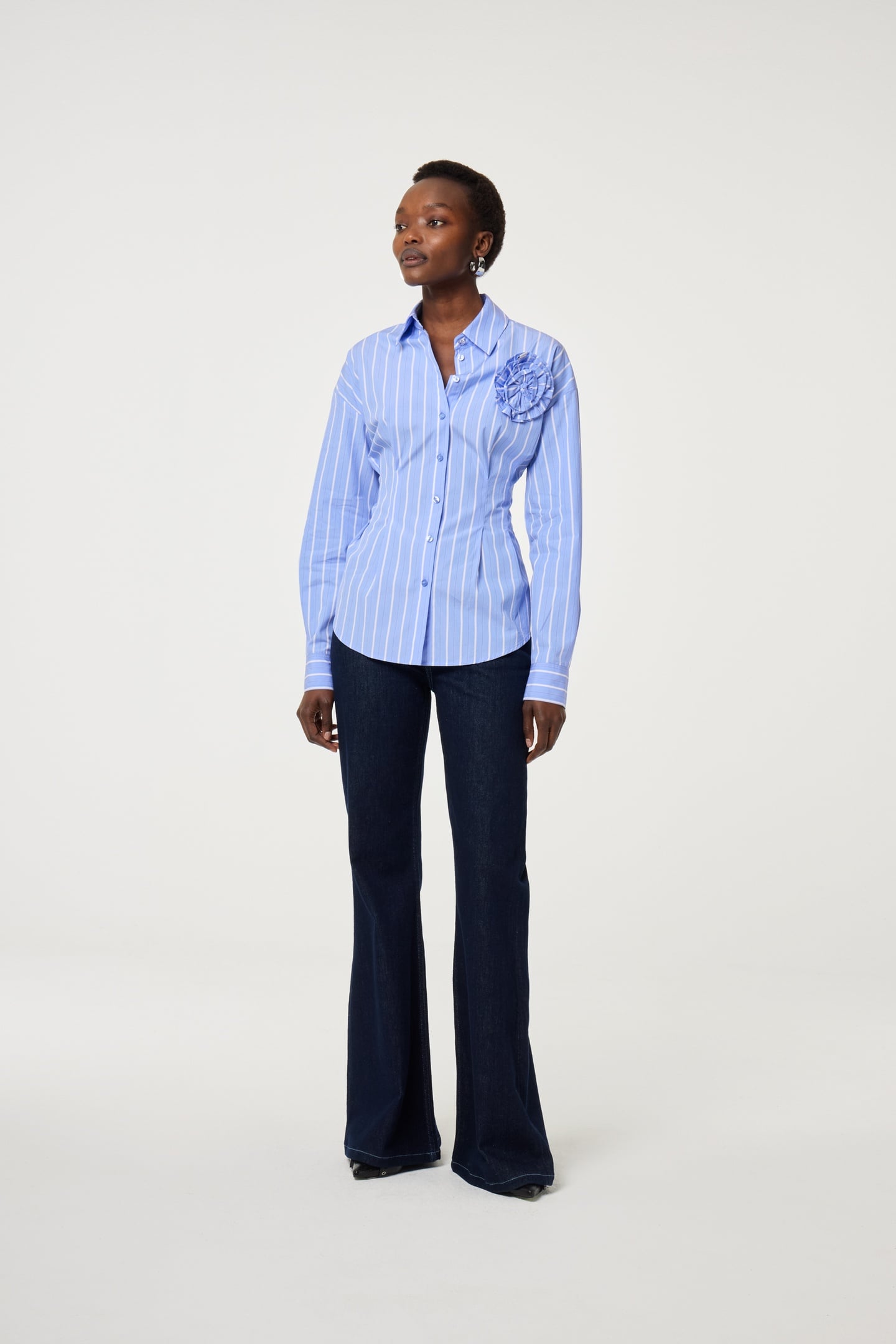 IRINA BLOUSE FRENCH BLUE 1