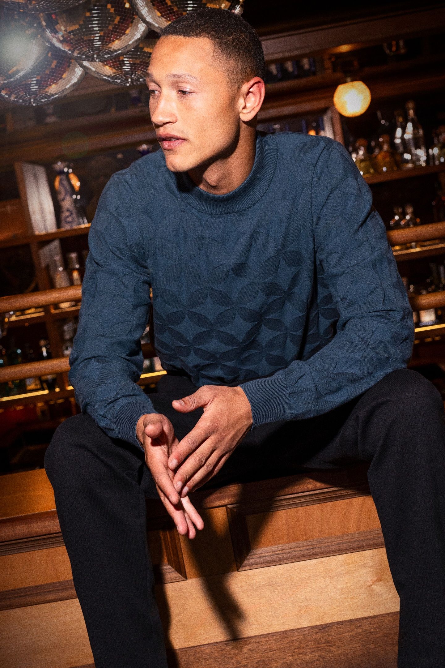 MA-SBSPARKLE KNIT BLUE 7
