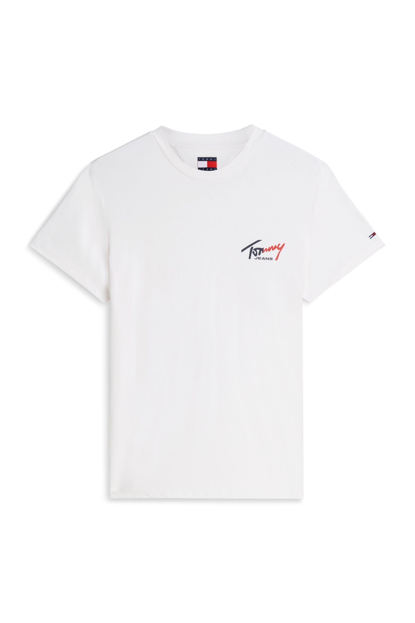 SLIM SIGNATURE LOGO T-SHIRT ANCIENT WHITE 3