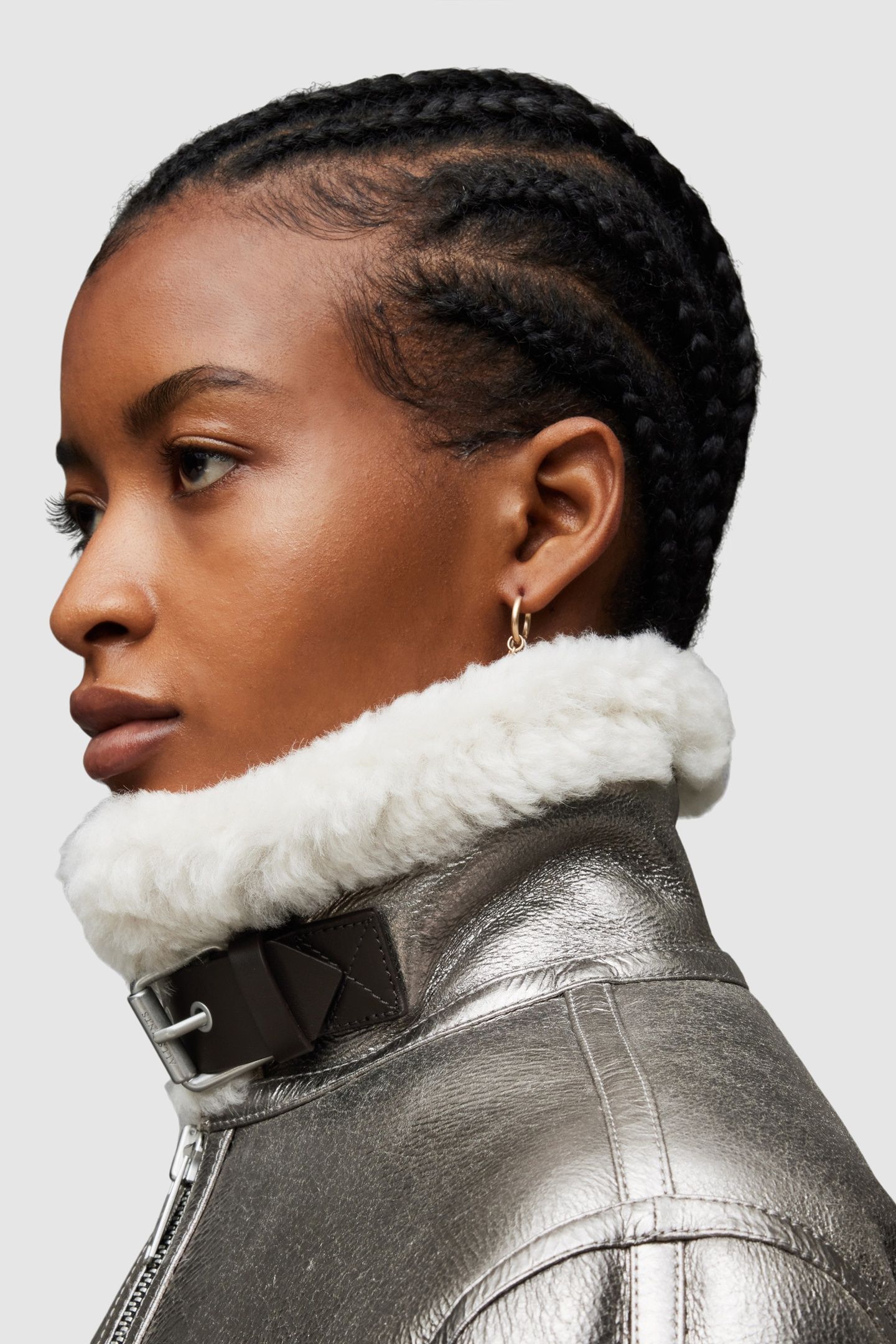 LOREL FLYING JACKET SILVER/OFF WHITE 8