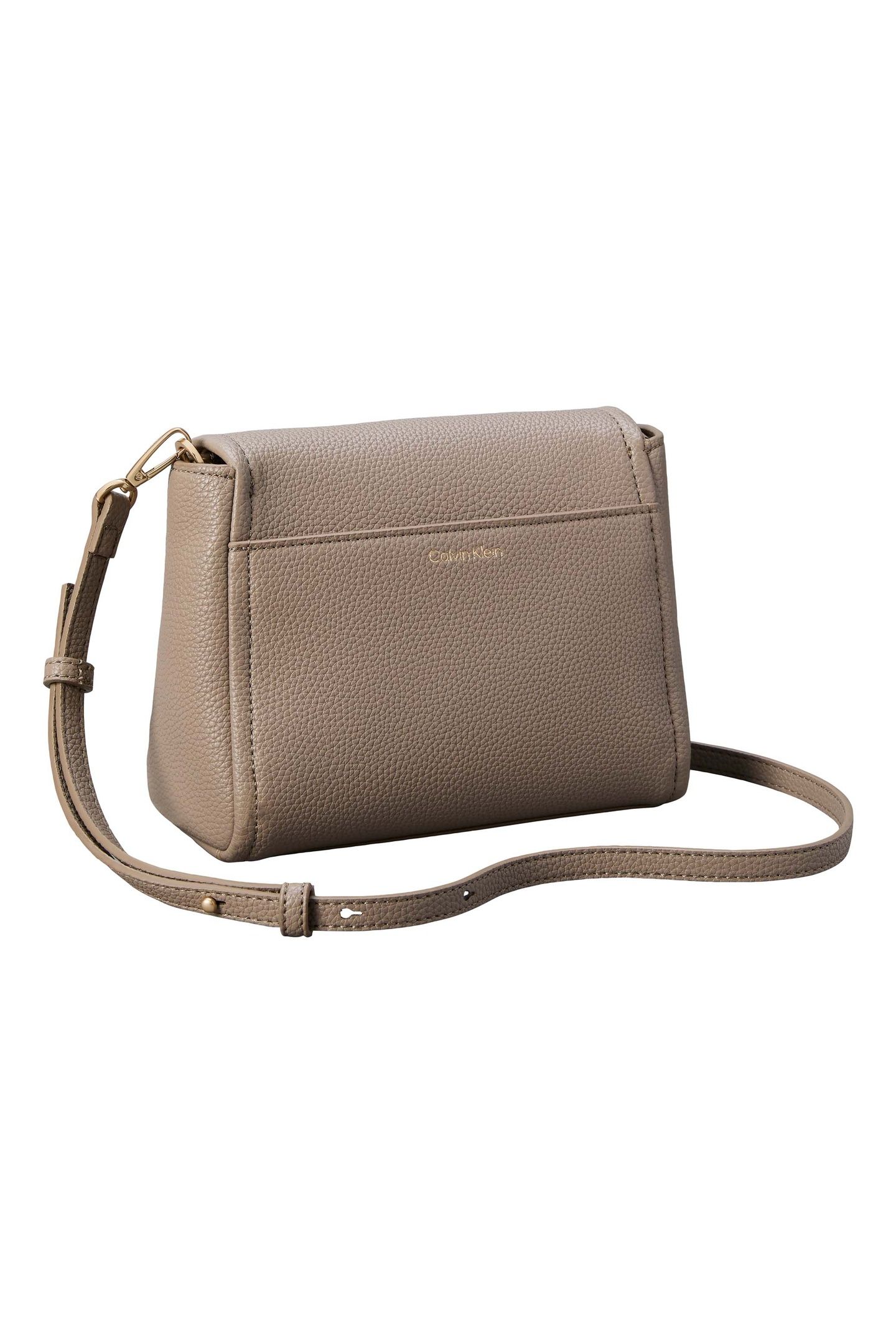EMBLEM PEBBLE SHOULDER BAG DESERT TAUPE 3