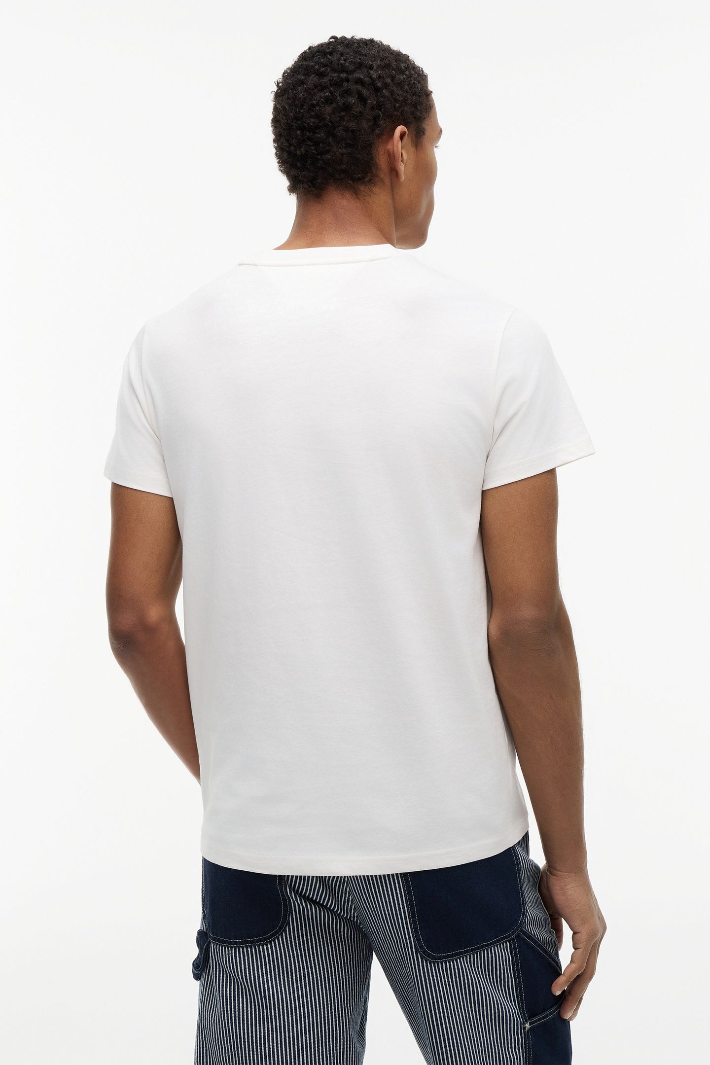 SLIM SIGNATURE LOGO T-SHIRT ANCIENT WHITE 2