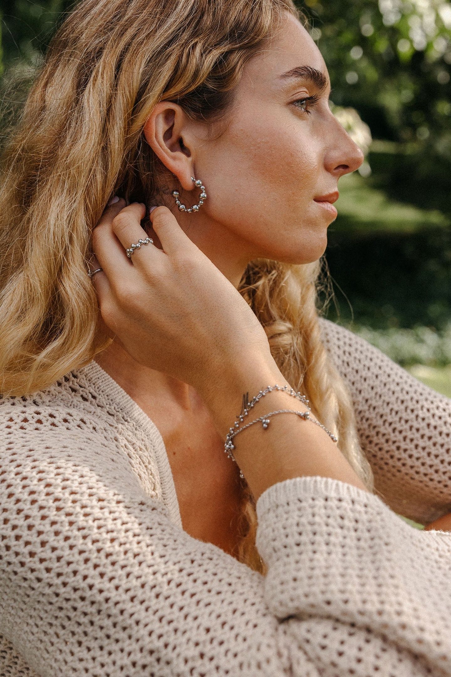 SEED ARMBAND SILVER 5
