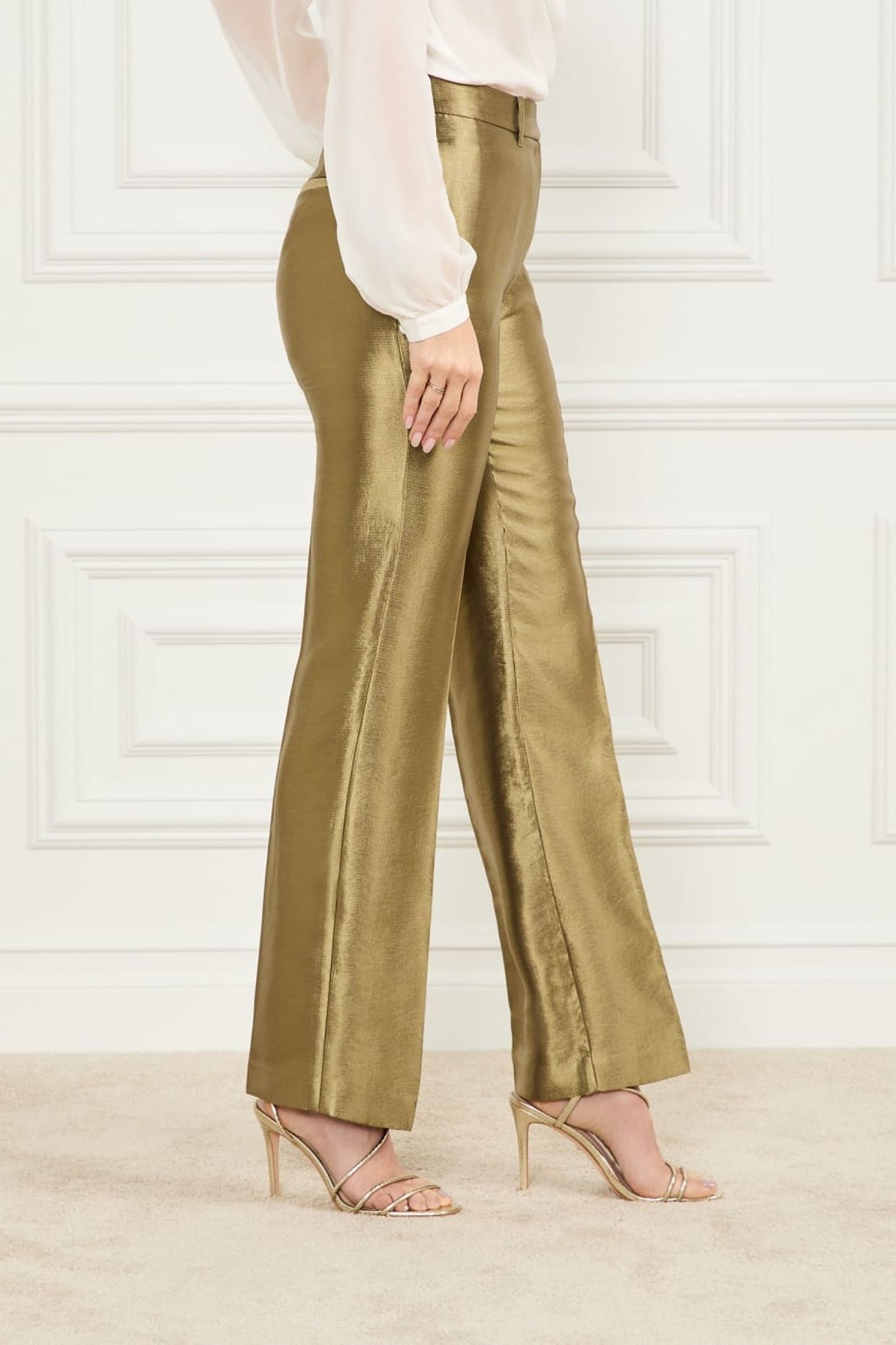 MILLA PANT ANTIQUE GOLD MULTI 7