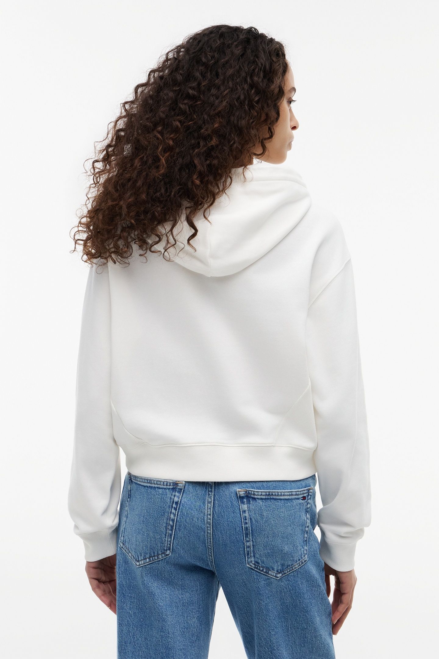 RELAXED REPEAT LOGO HOODIE ECRU 3
