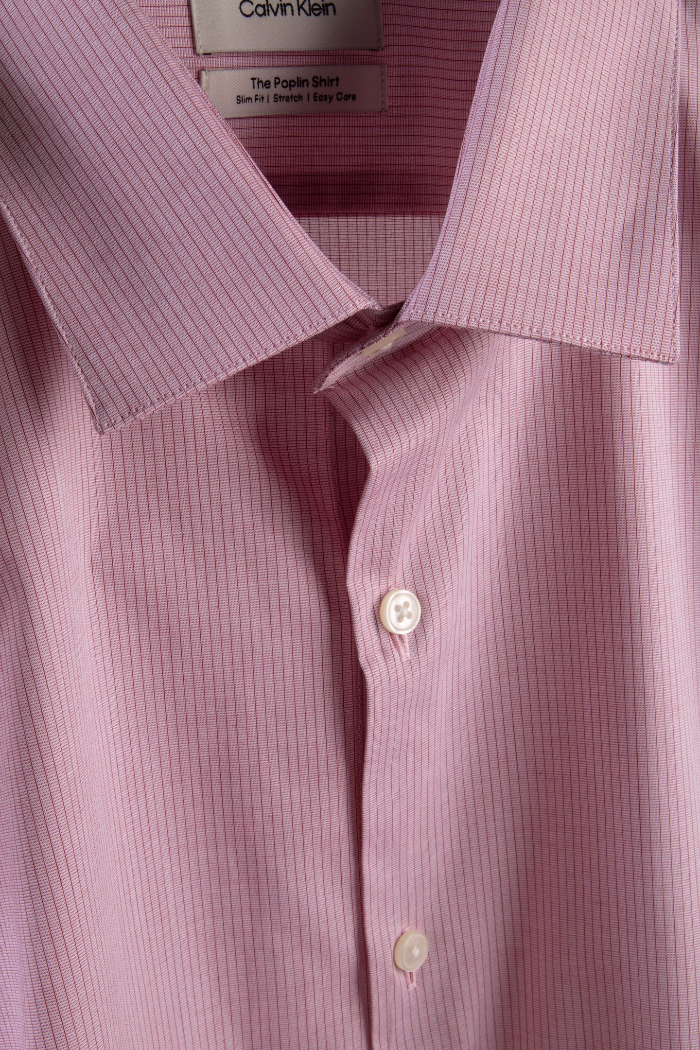 SLIM ESSENTIAL POPLIN SHIRT RED BRICK 4