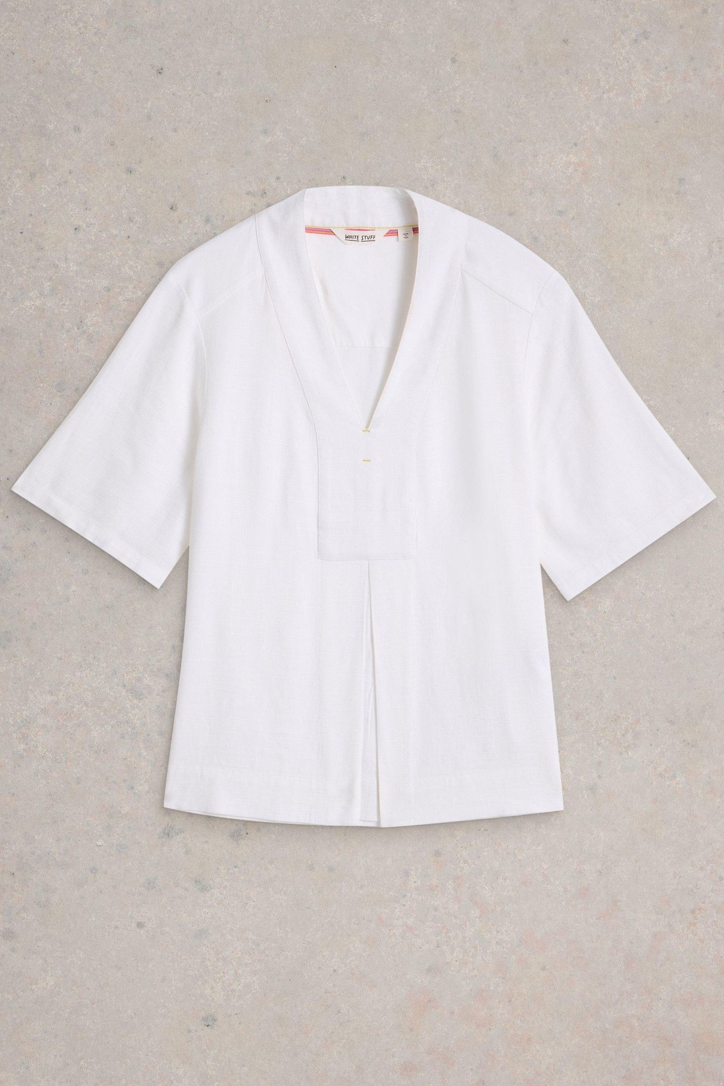 CELIA MIX SS SHIRT BRILLIANT WHITE 4