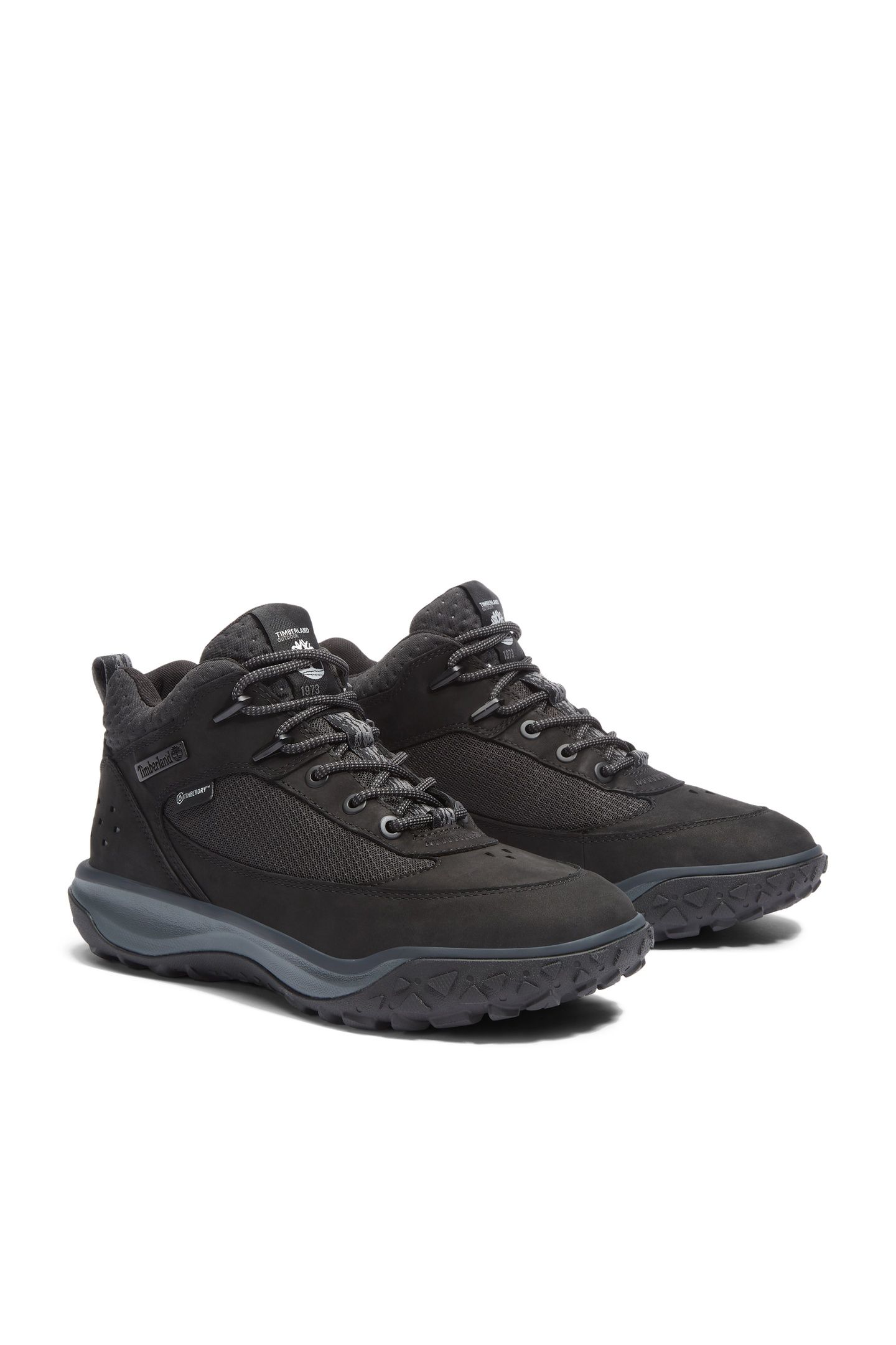 TIMBERCUSH MOTION 7 MID LACE UP WATERPROOF SNEAKER BLACK NUB 2