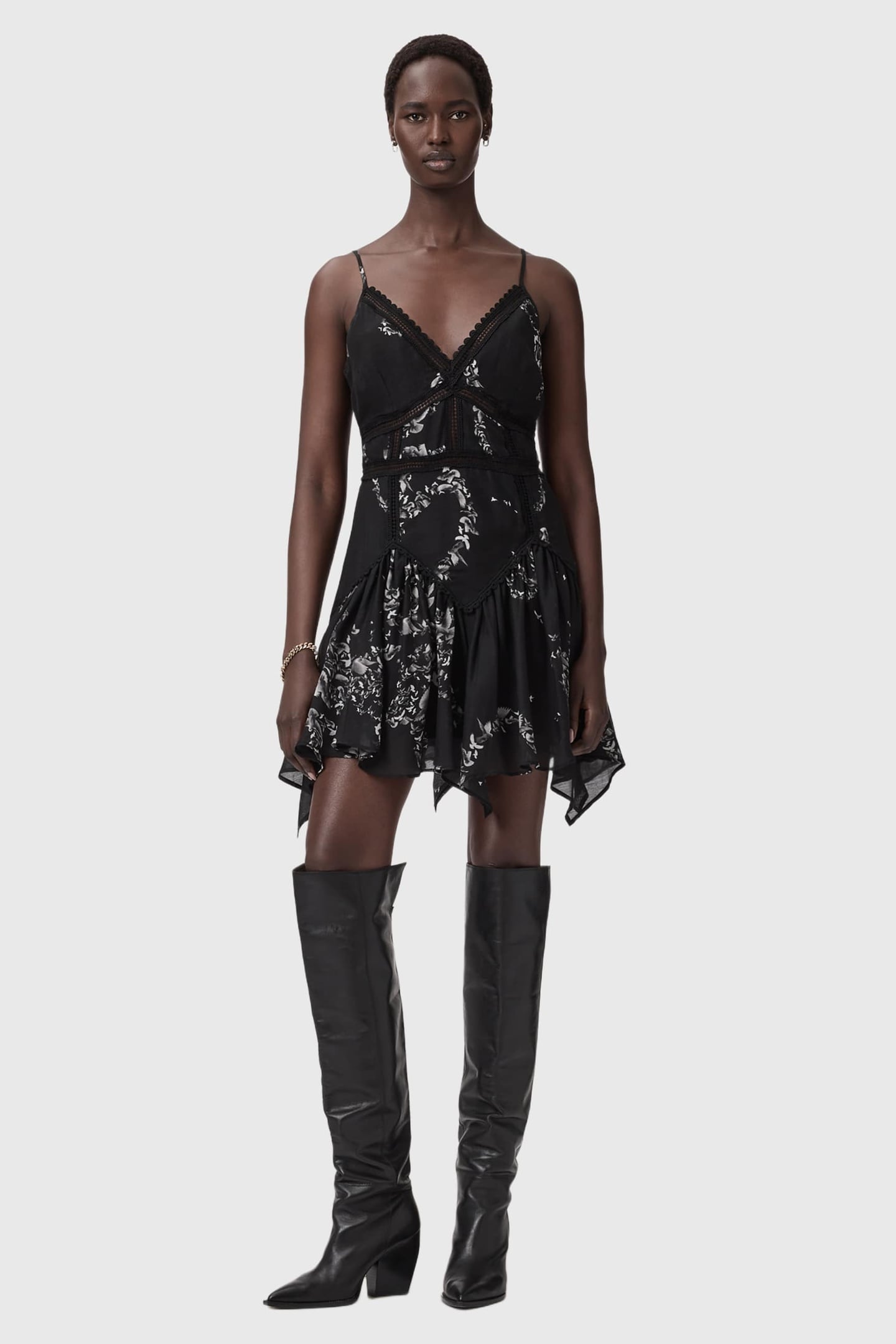 ZIA DRESS FLIGHT BLACK 1