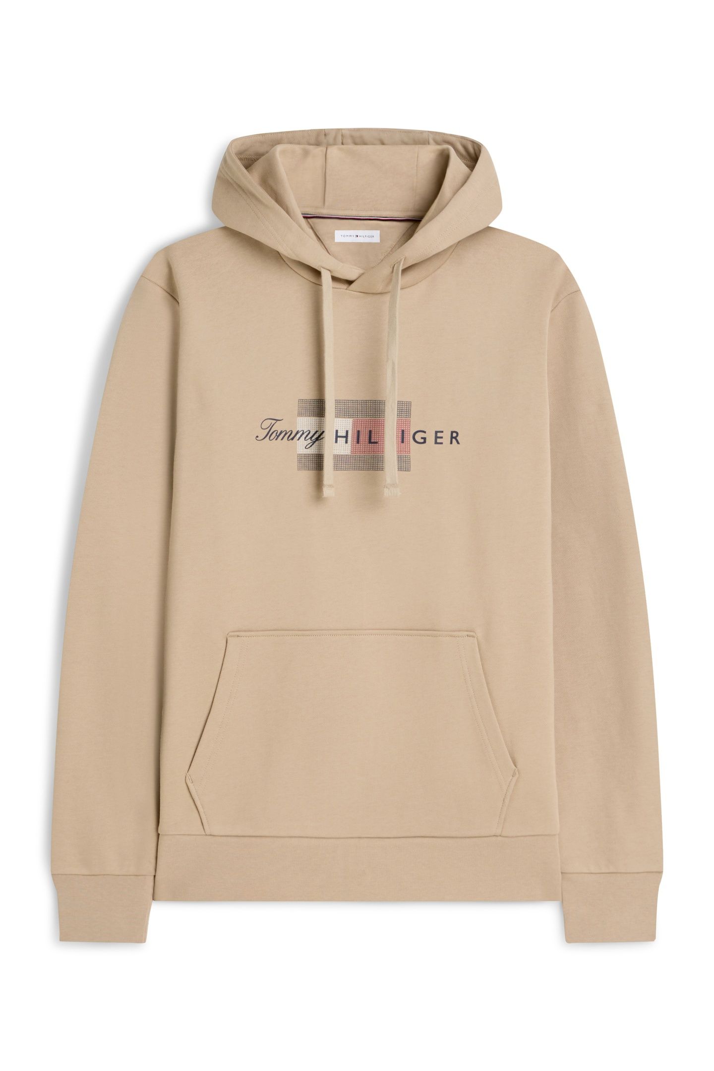 SCRIPT FLAG HOODIE BATIQUE KHAKI 5
