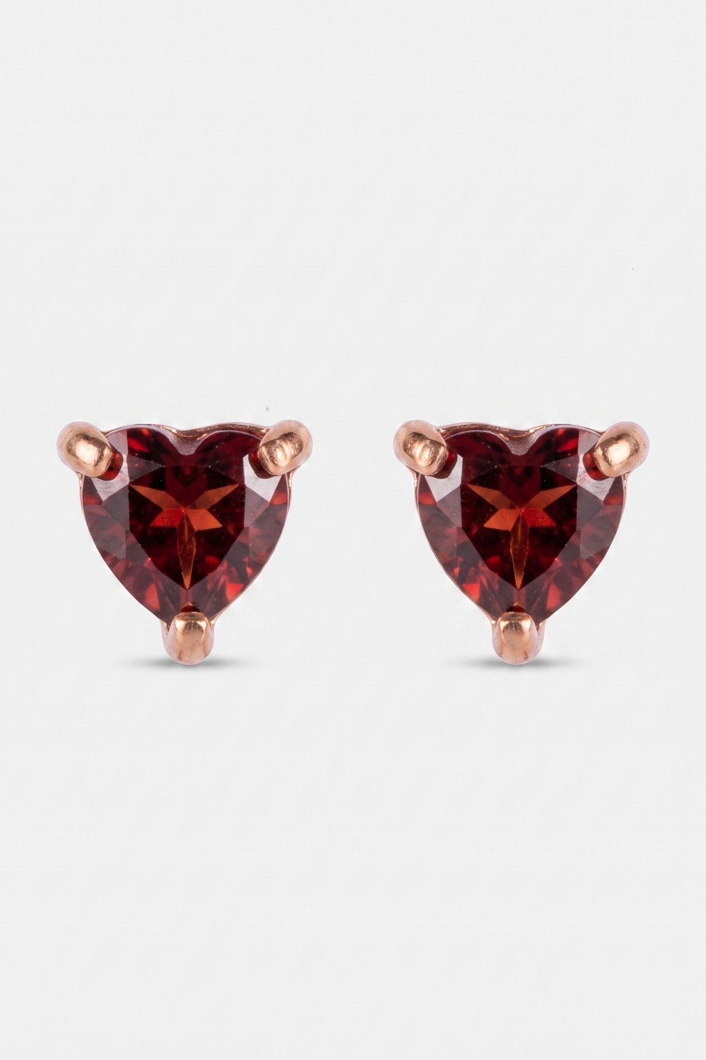 RED HEART OHRRINGE ROSEGOLD 4