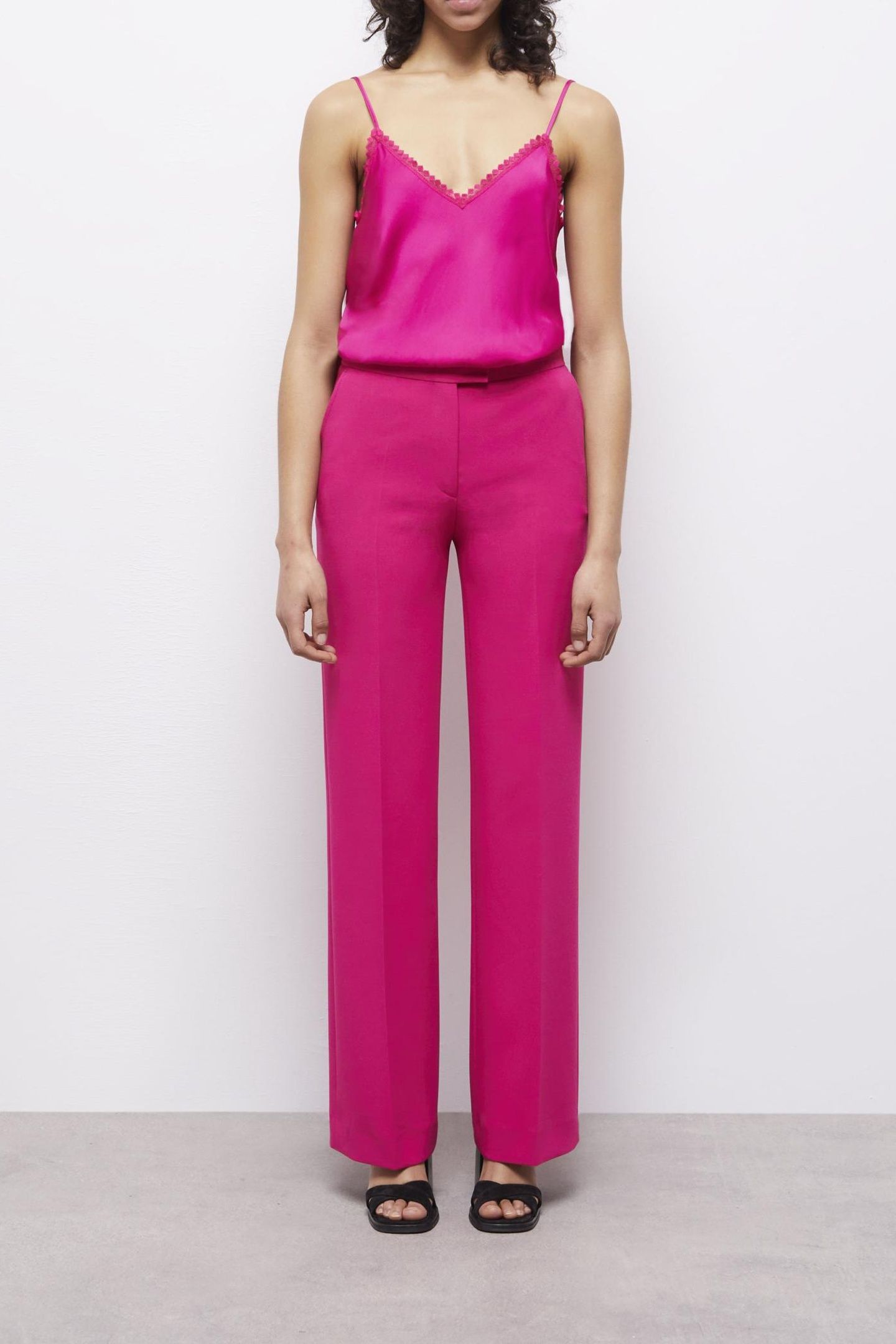 STRAIGHT-LEG SUIT TROUSERS PINK 3