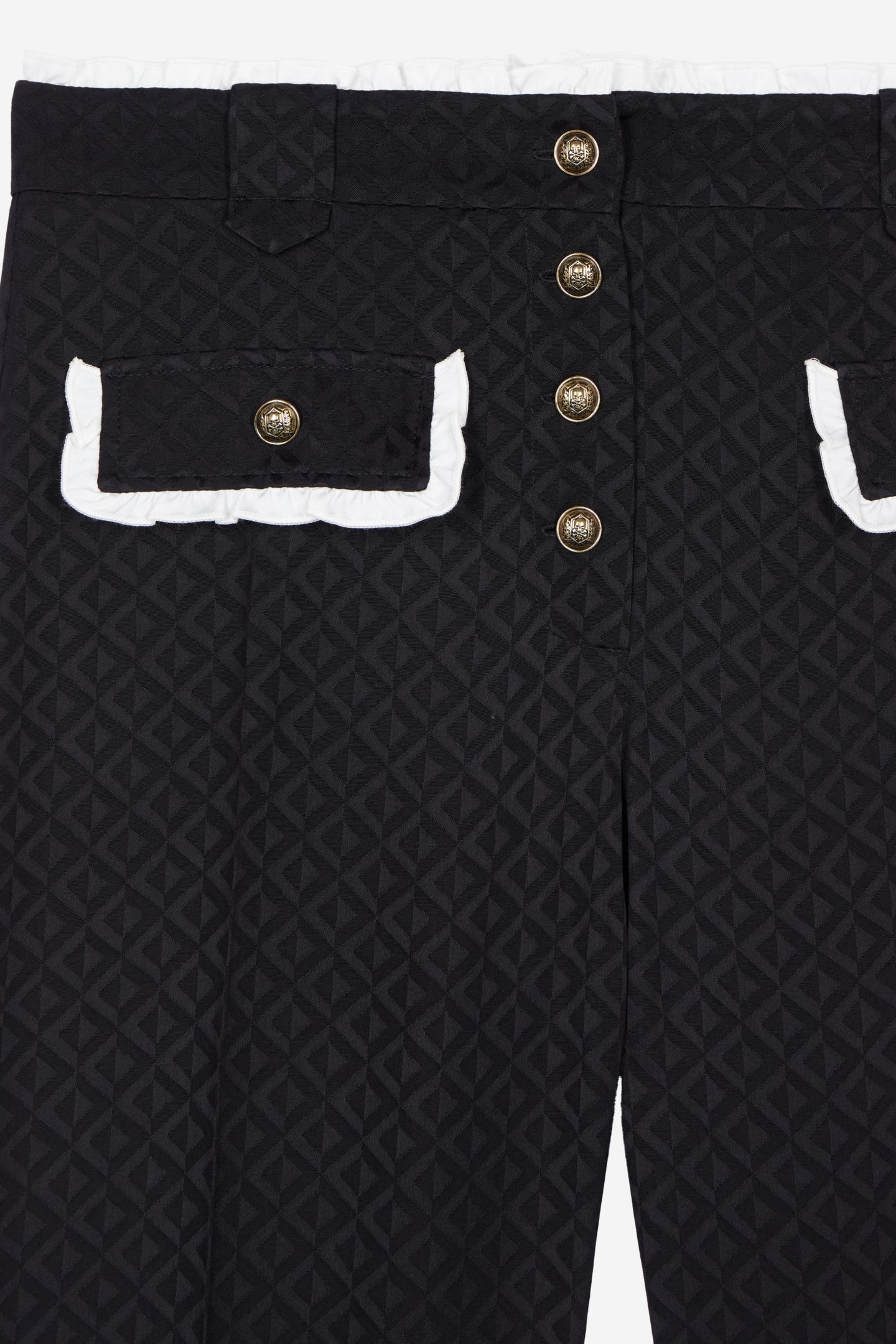 JACQUARD TROUSERS BLACK 7