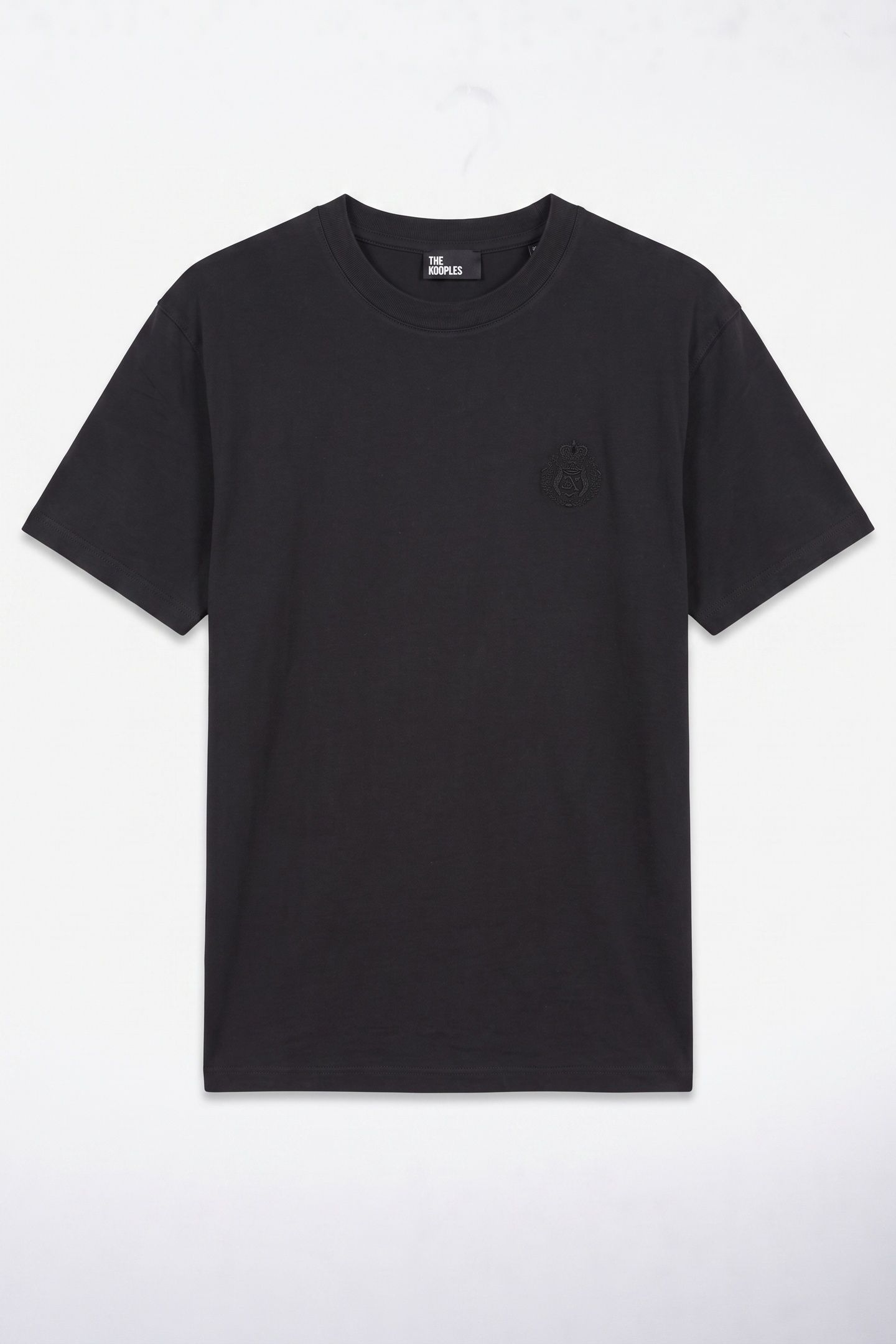 SHORT-SLEEVED T-SHIRT WITH EMBROIDERY BLACK WASHED 3