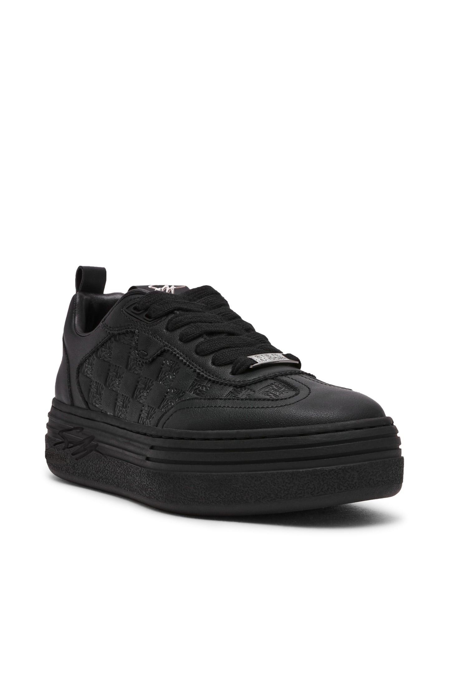 CATAPULT SNEAKERS BLACK ACTION LEATHER 2