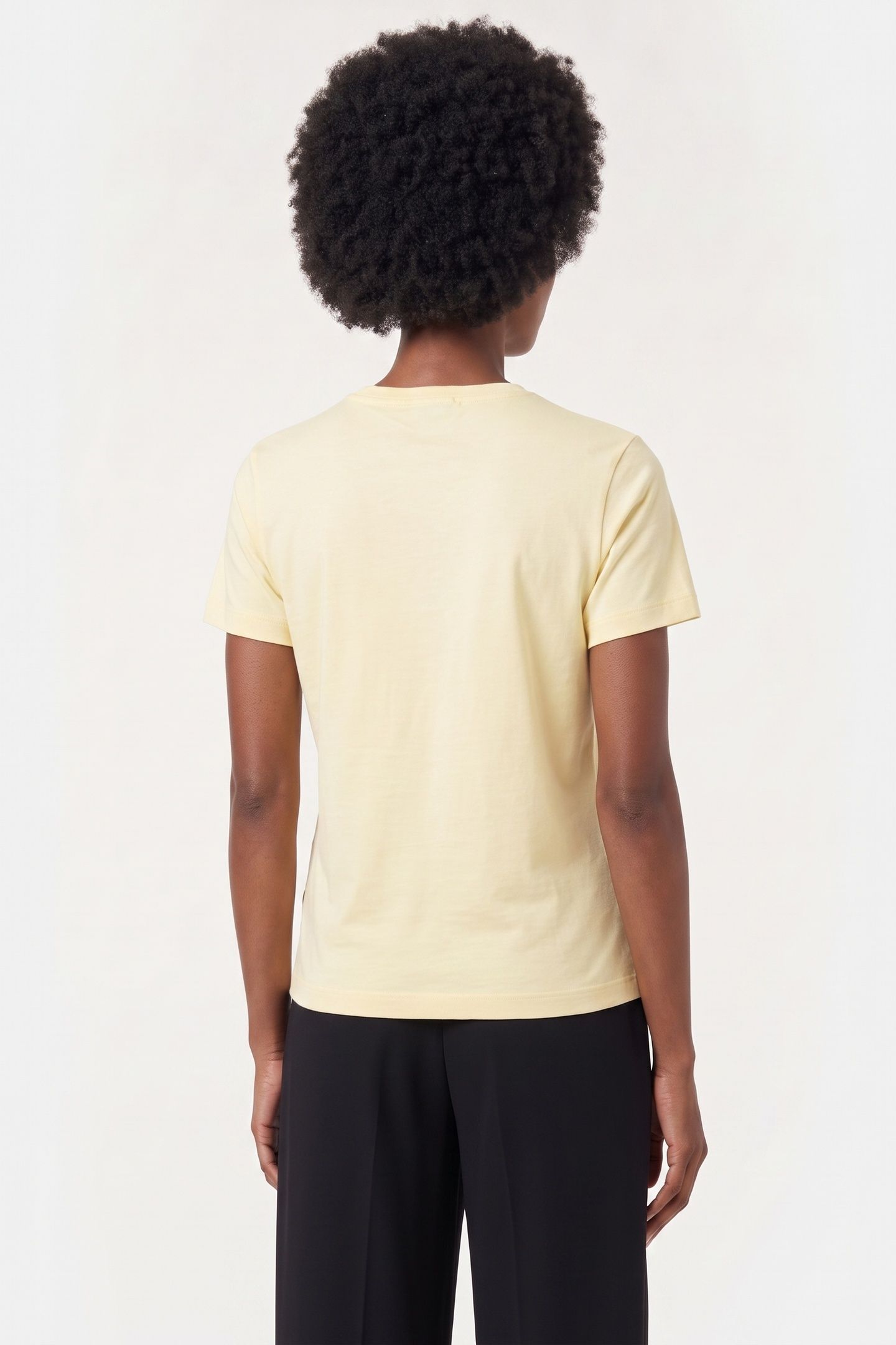 SS MONOGRAM CREW TEE FRENCH VANILLA 2