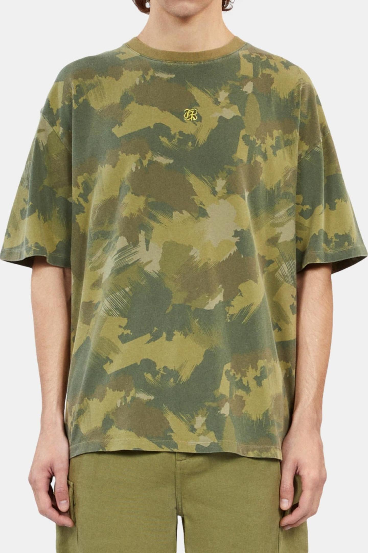 SHORT-SLEEVED T-SHIRT WITH CAMO PRINT CAMOUFLAGE 1