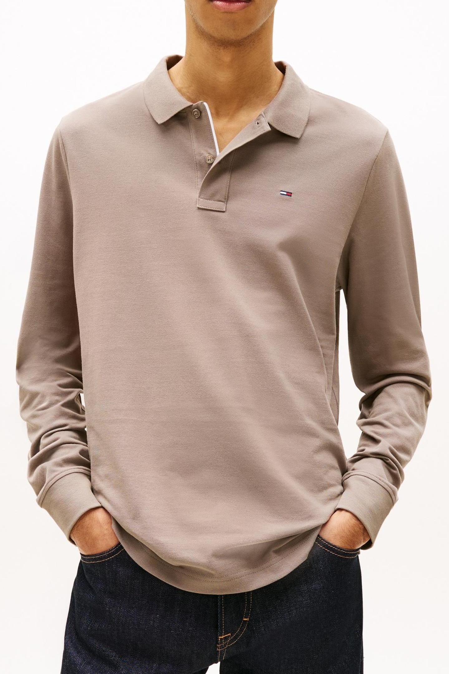 SLIM PLACKET POLO IVY MINK 1